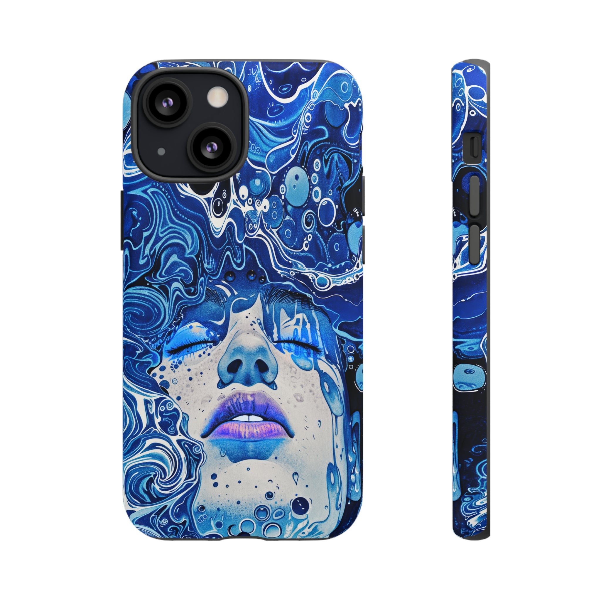 Phone Case, underwater design, Artistic design, Tough Case, Colorful whimsical water fantasy design, iPhone 15, 14, 13, 12, 11, Samsung, Pixel