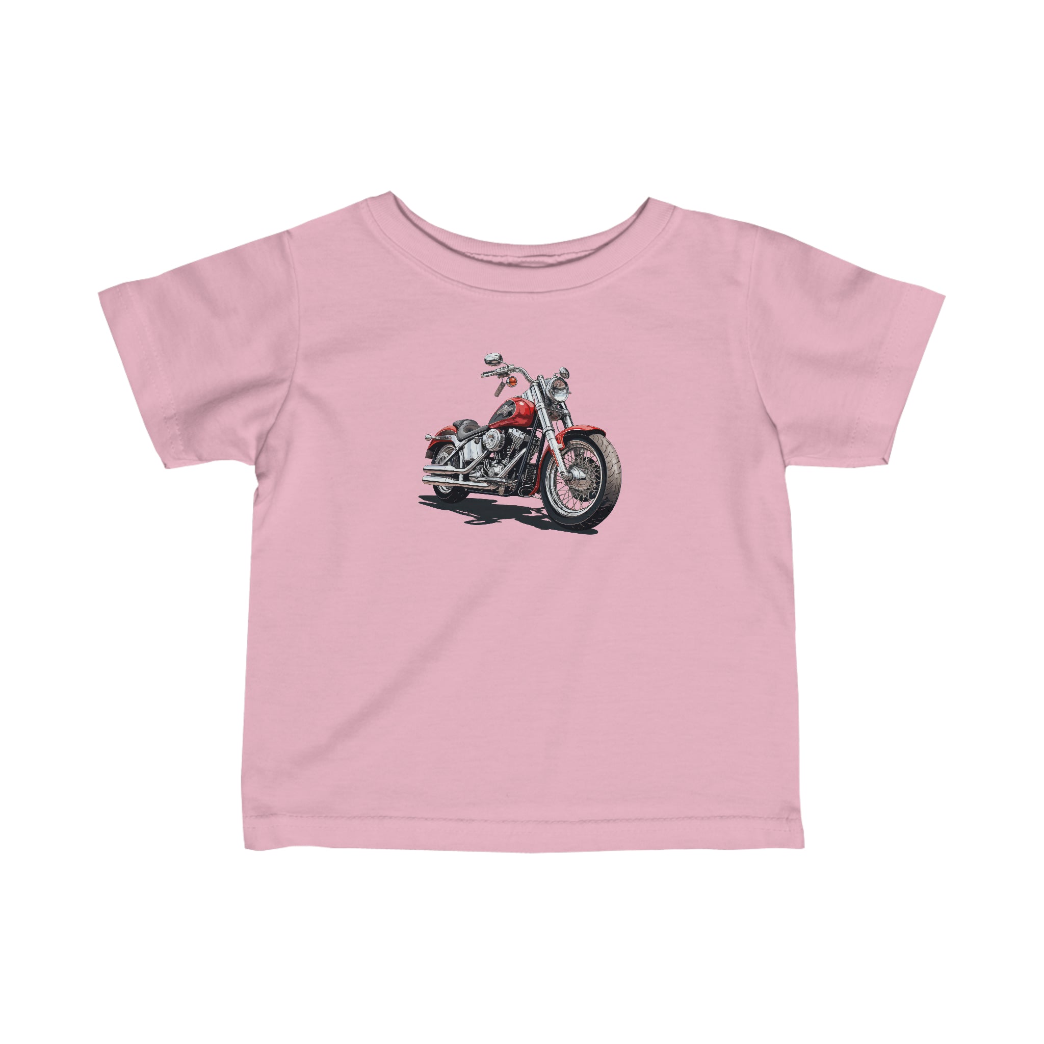 Red Motorcycle Infant Fine Jersey Tee