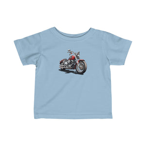 Red Motorcycle Infant Fine Jersey Tee