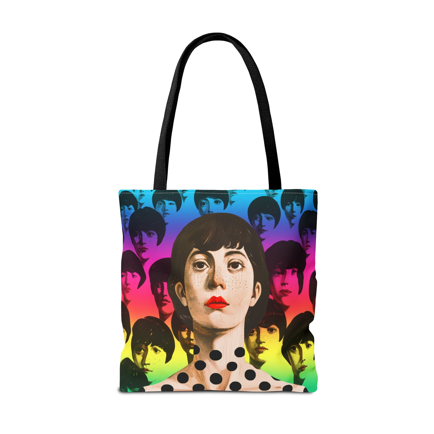 Stand out rainbow Tote Bag in 3 sizes