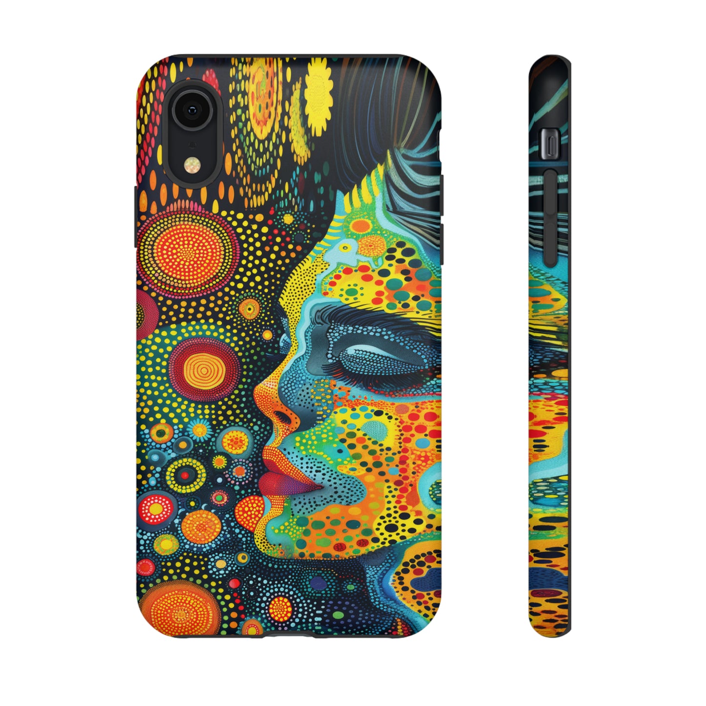 Phone Case, rainbow girl, Artistic design, Tough Case, Colorful whimsical rainbow fantasy design, iPhone 15, 14, 13, 12, 11, Samsung, Pixel