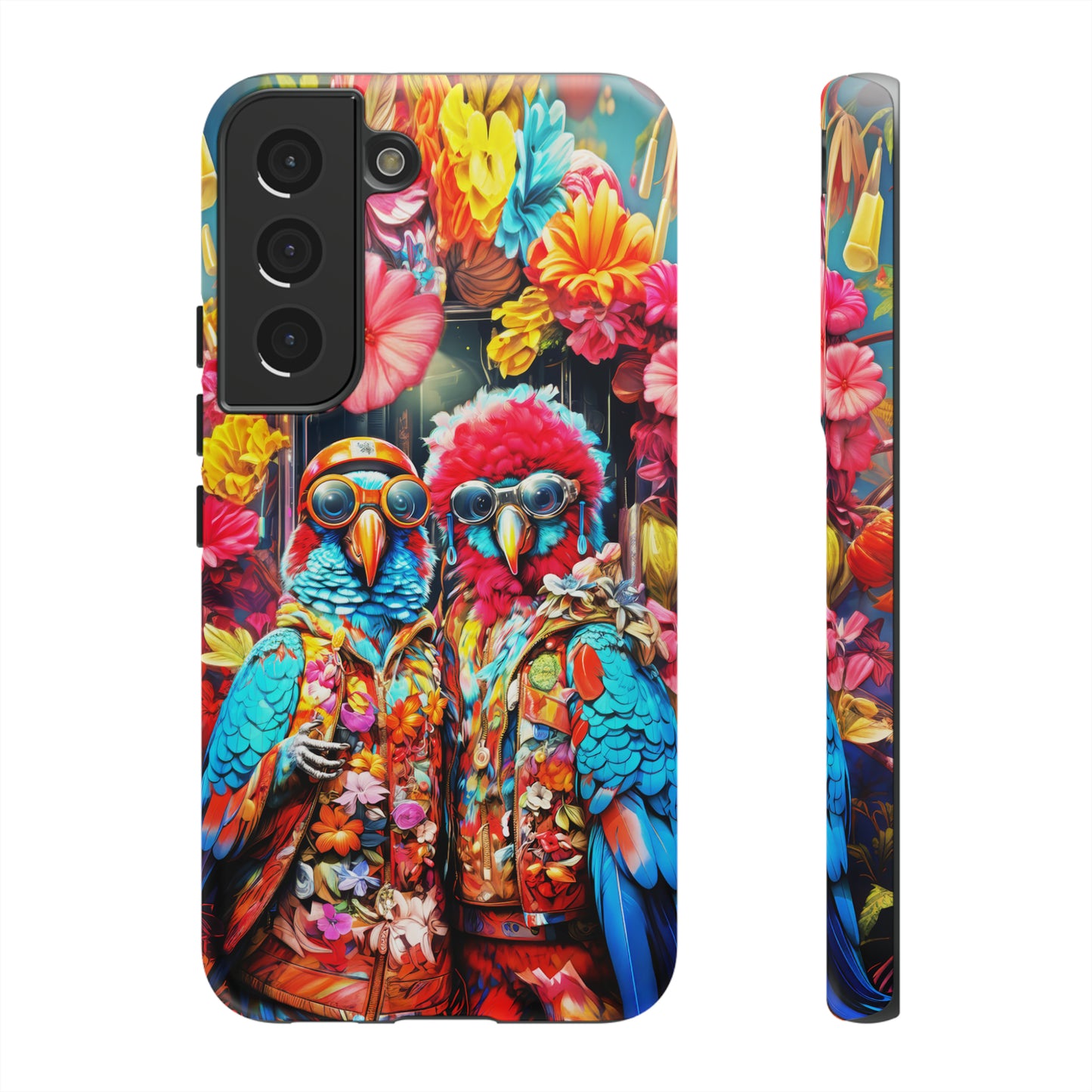 Two hipster parrots Tough Cases