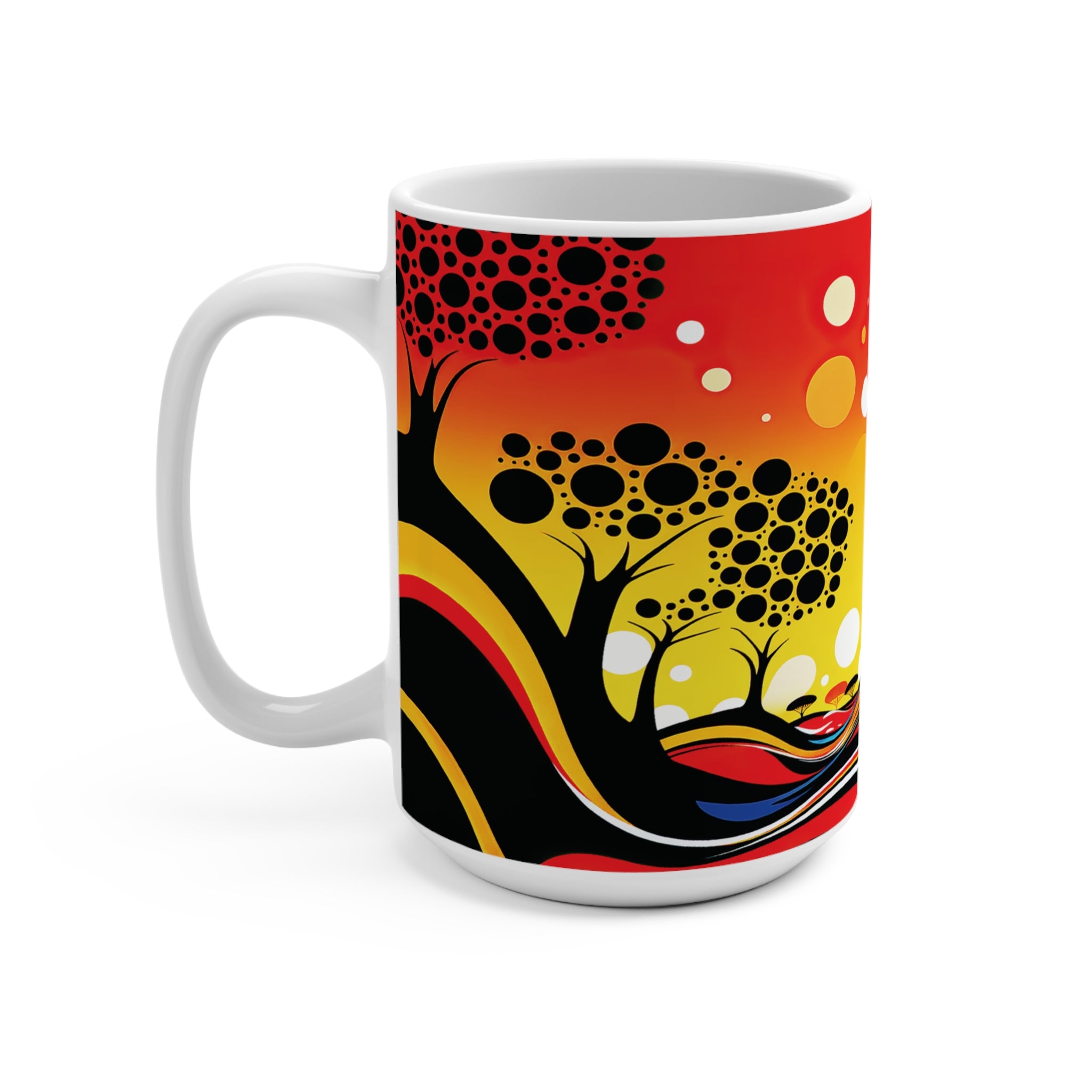 Sunrise Over the Hillside Mug 15oz