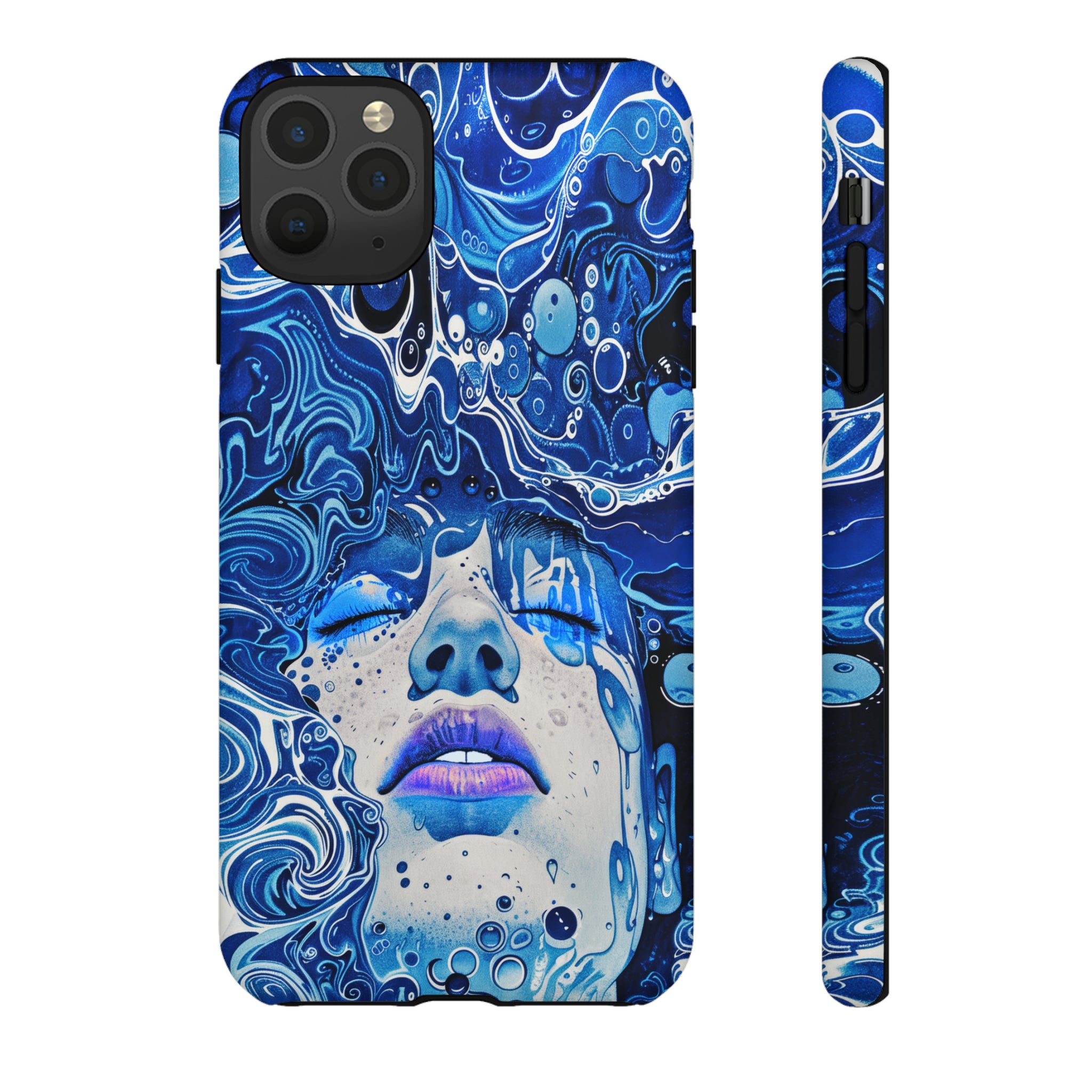 Phone Case, underwater design, Artistic design, Tough Case, Colorful whimsical water fantasy design, iPhone 15, 14, 13, 12, 11, Samsung, Pixel