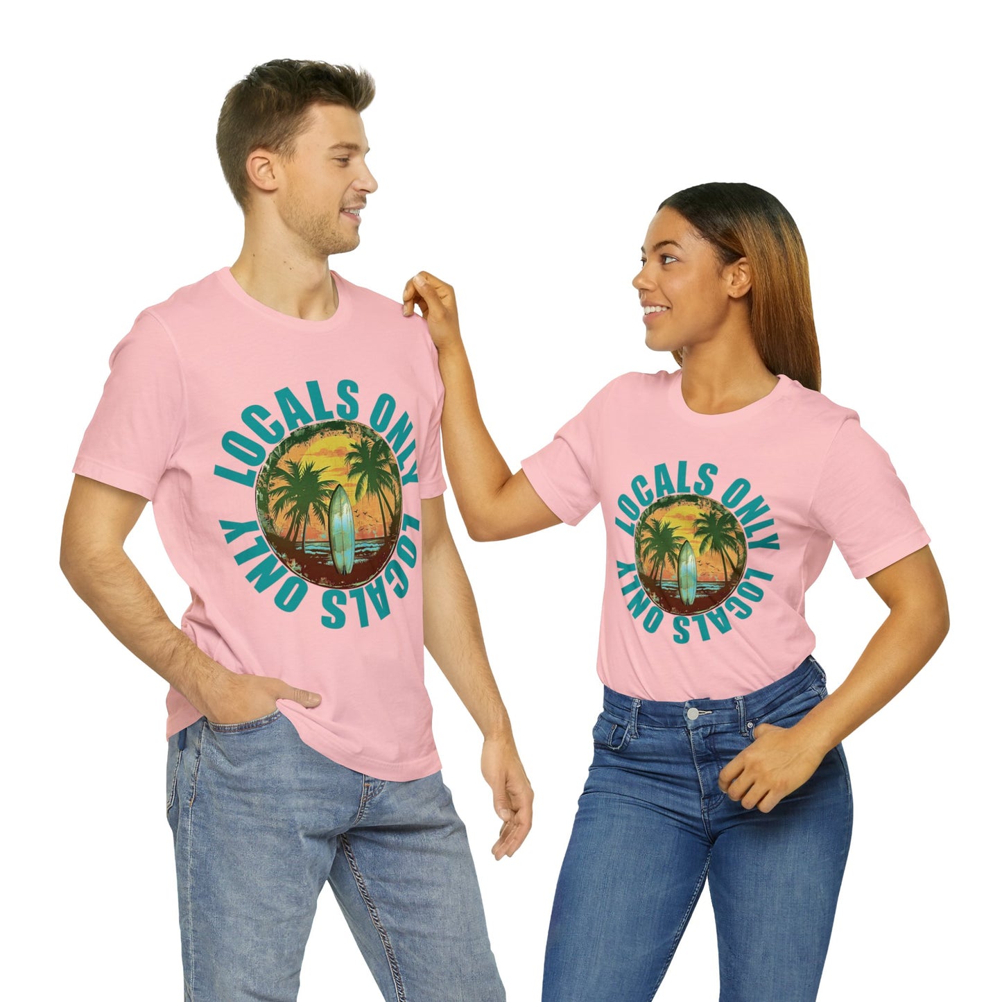 Locals Only stamp Unisex Jersey Short Sleeve Tee