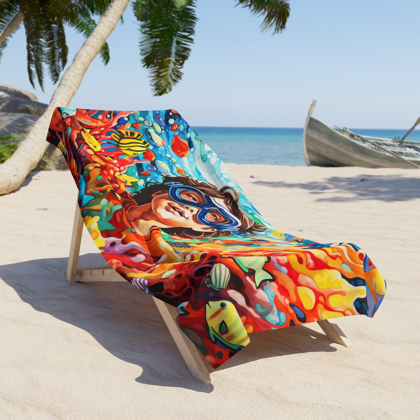 Reef Adventure Beach Towel