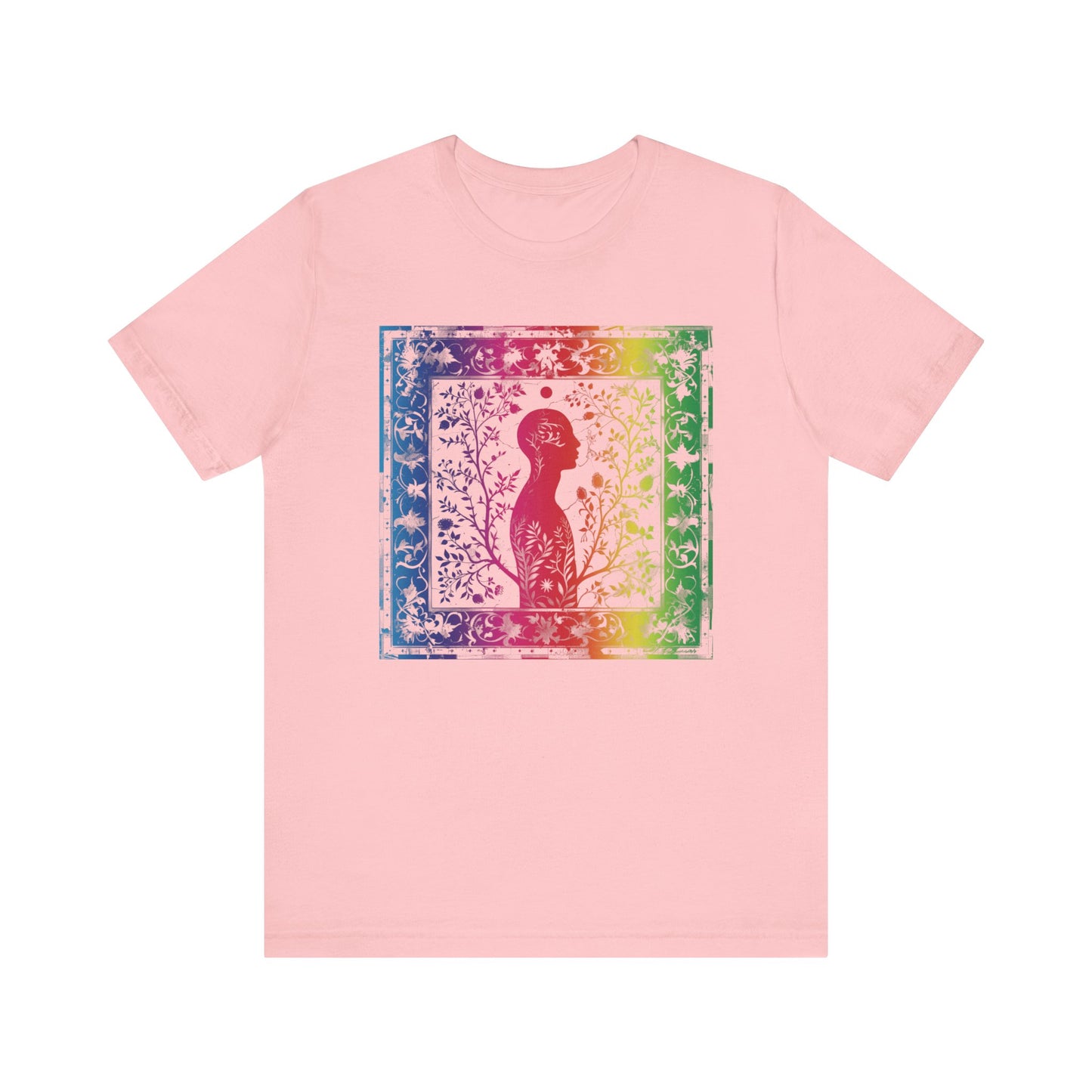 Rainbow silhouette Unisex Jersey Short Sleeve Tee