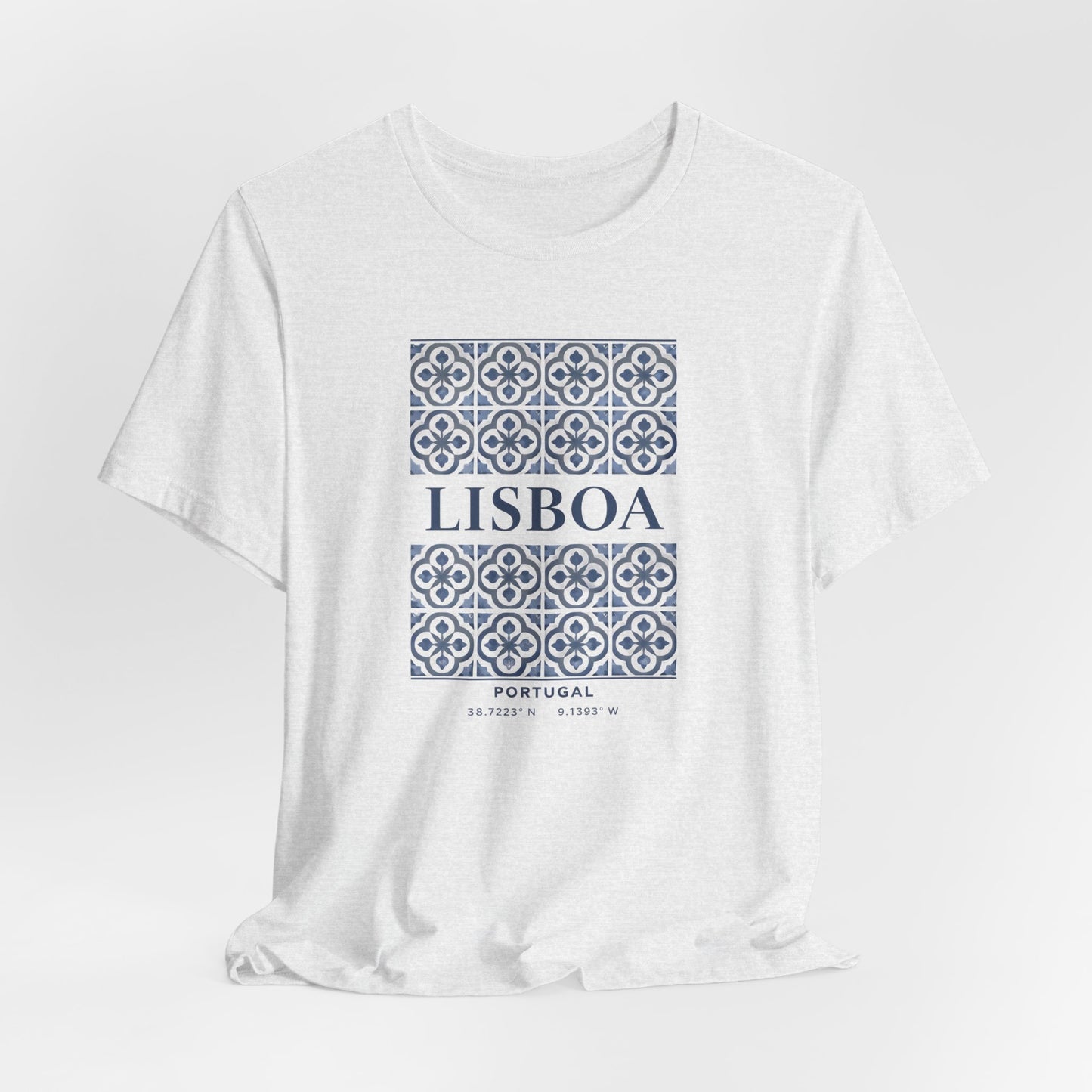 Lisboa Azulejo Tee — Portugal Tile Pattern Unisex T-Shirt