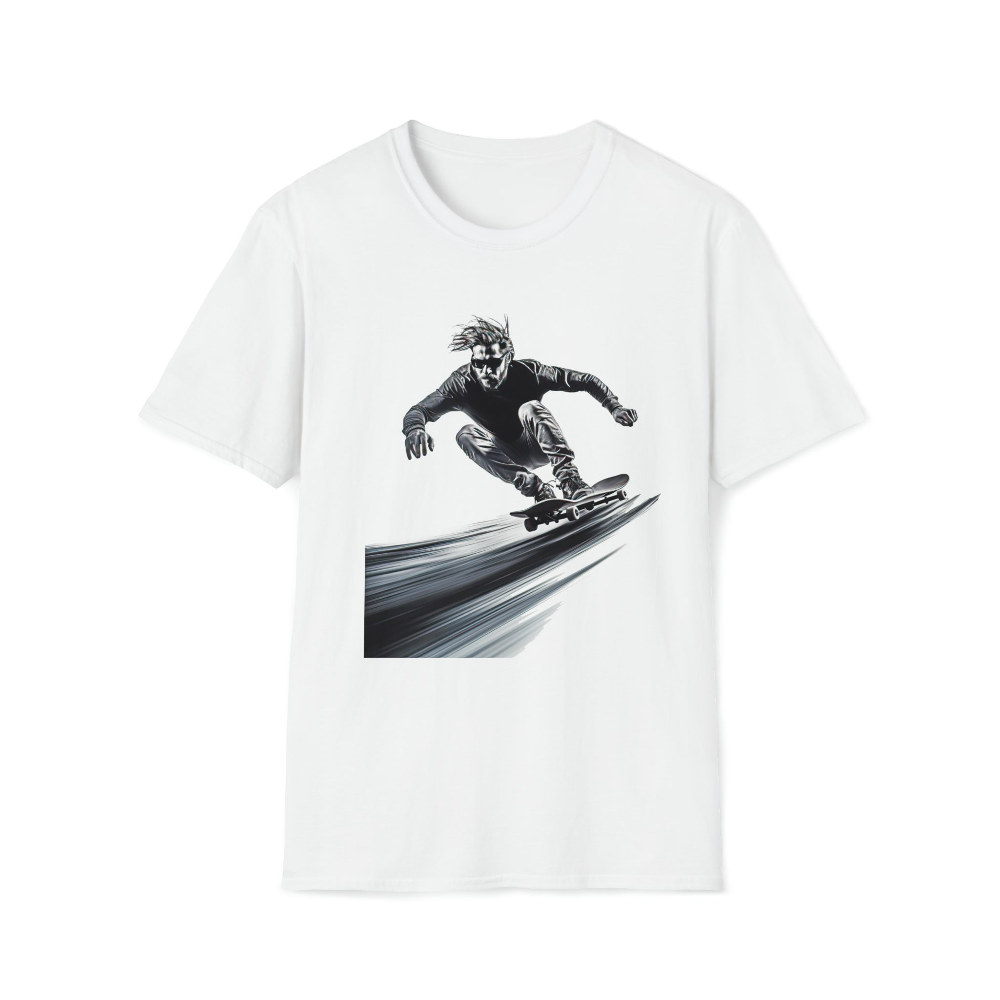 Skateboarder Unisex Softstyle T-Shirt