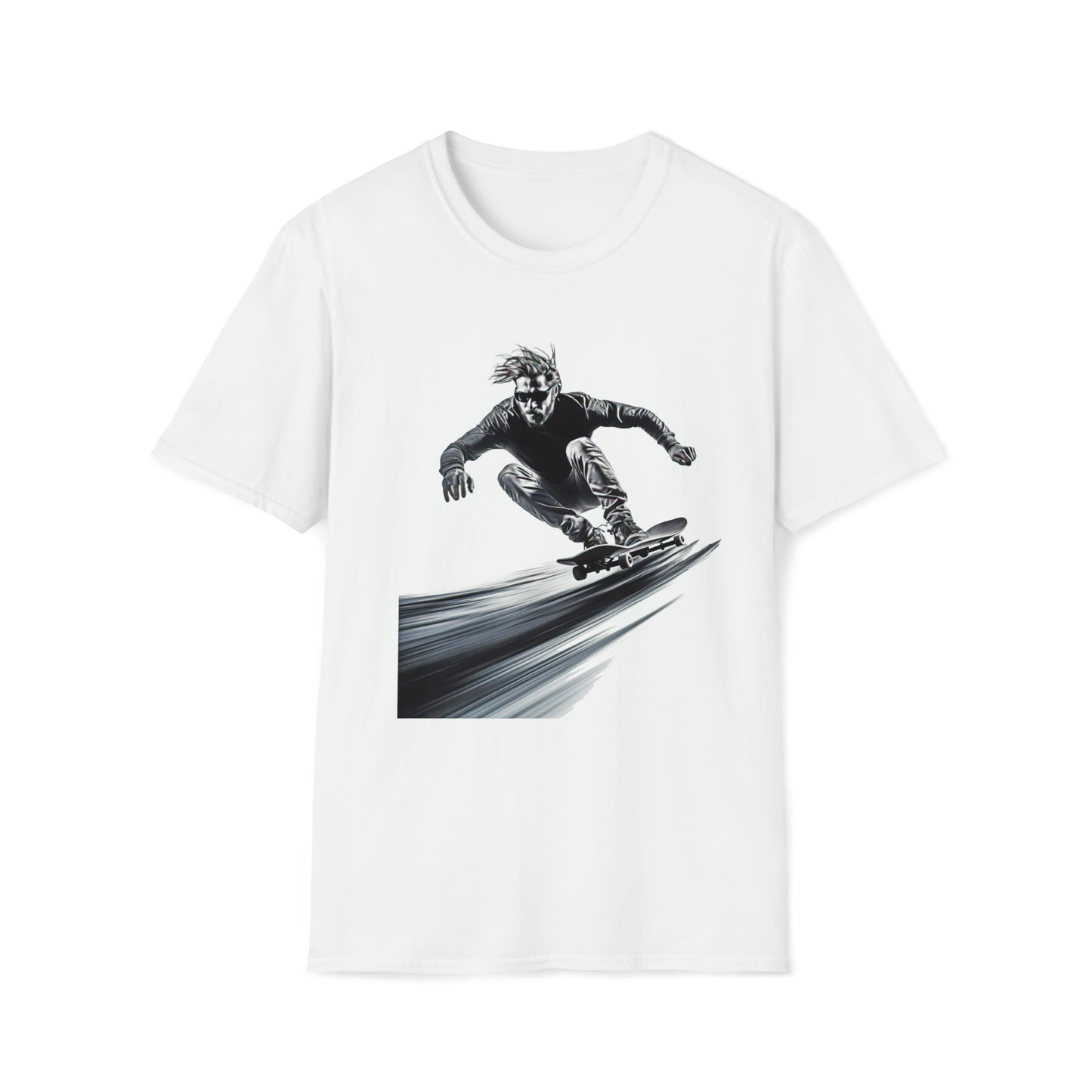 Skateboarder Unisex Softstyle T-Shirt