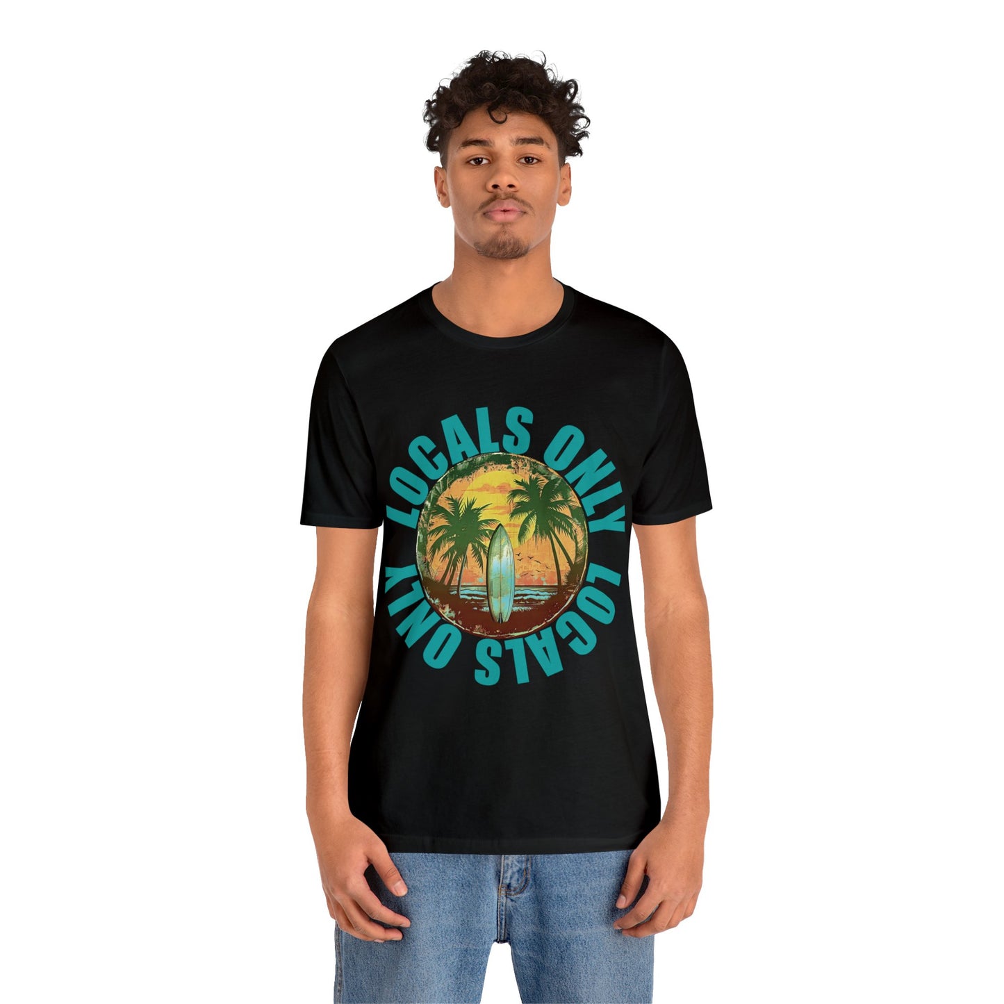 Locals Only stamp Unisex Jersey Short Sleeve Tee