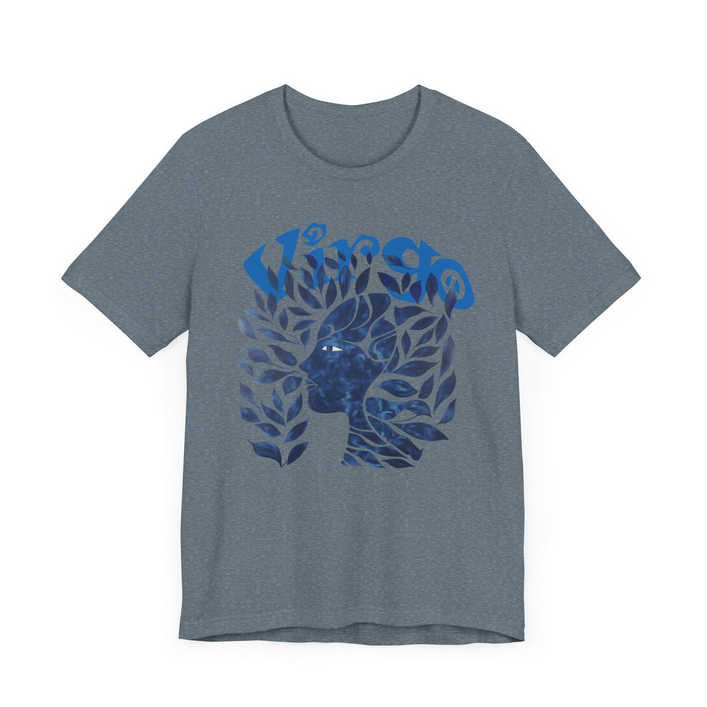Virgo blue graphic Unisex Jersey Short Sleeve Tee