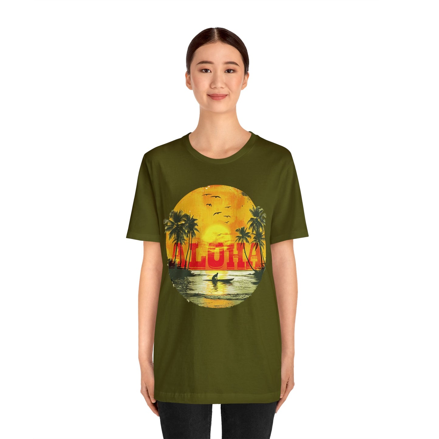 Aloha sunset Unisex Jersey Short Sleeve Tee