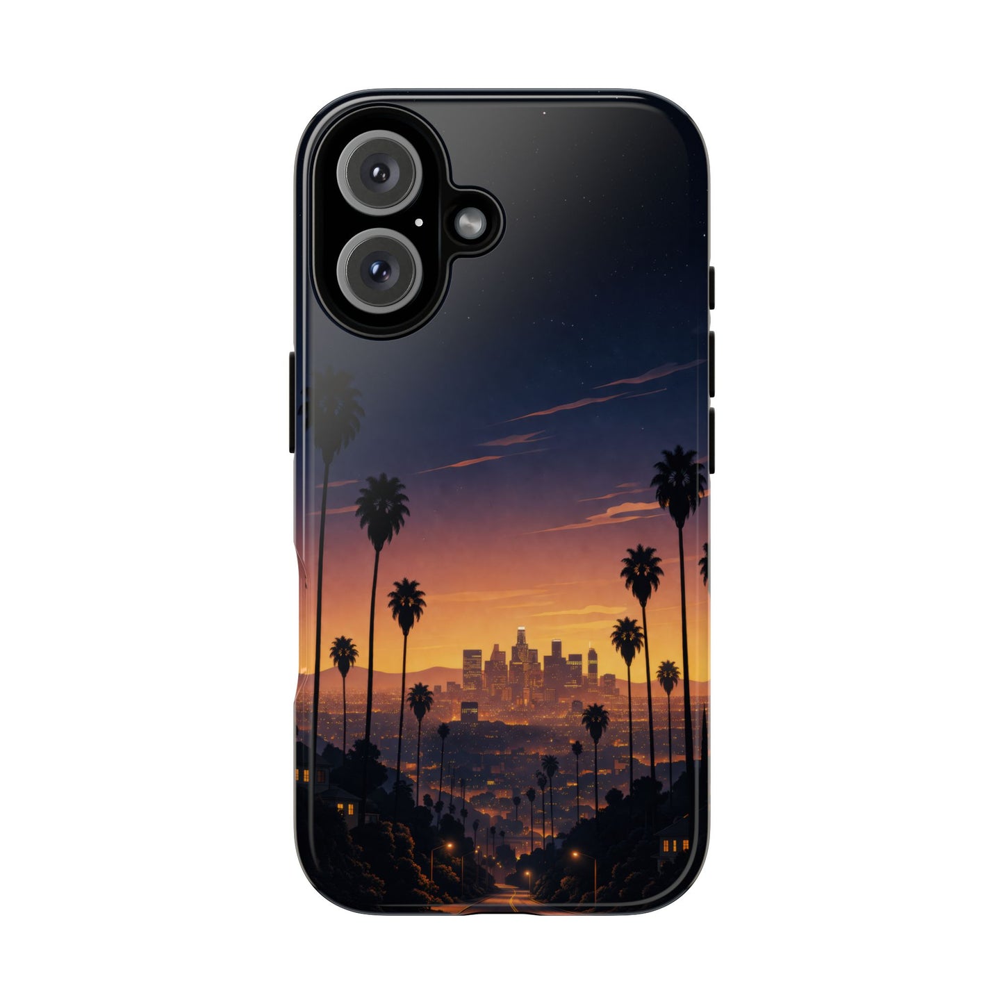 Los Angeles at Sunset Phone Case — Los Angeles Skyline Protective Case