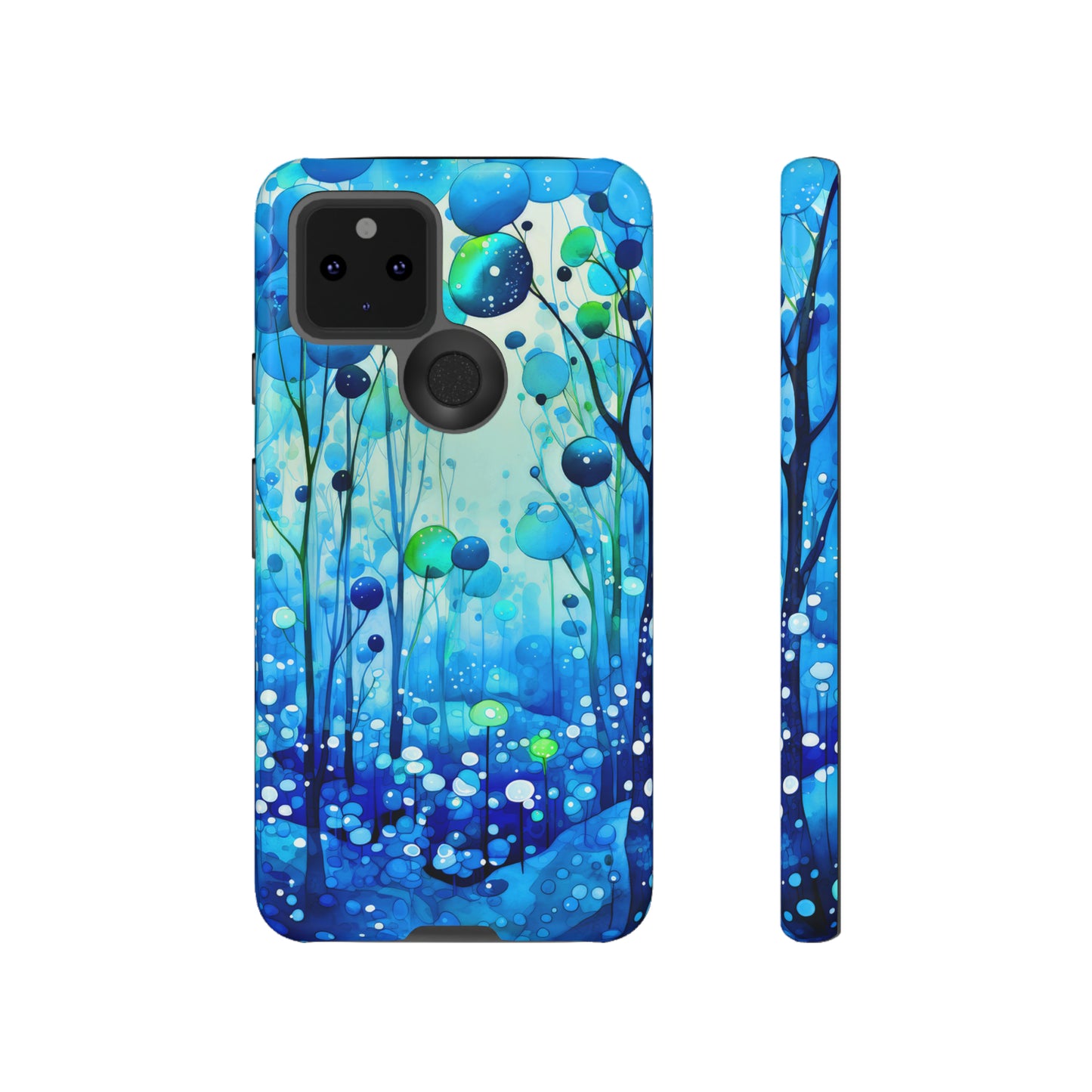 Blue fantasy forest Tough Cases