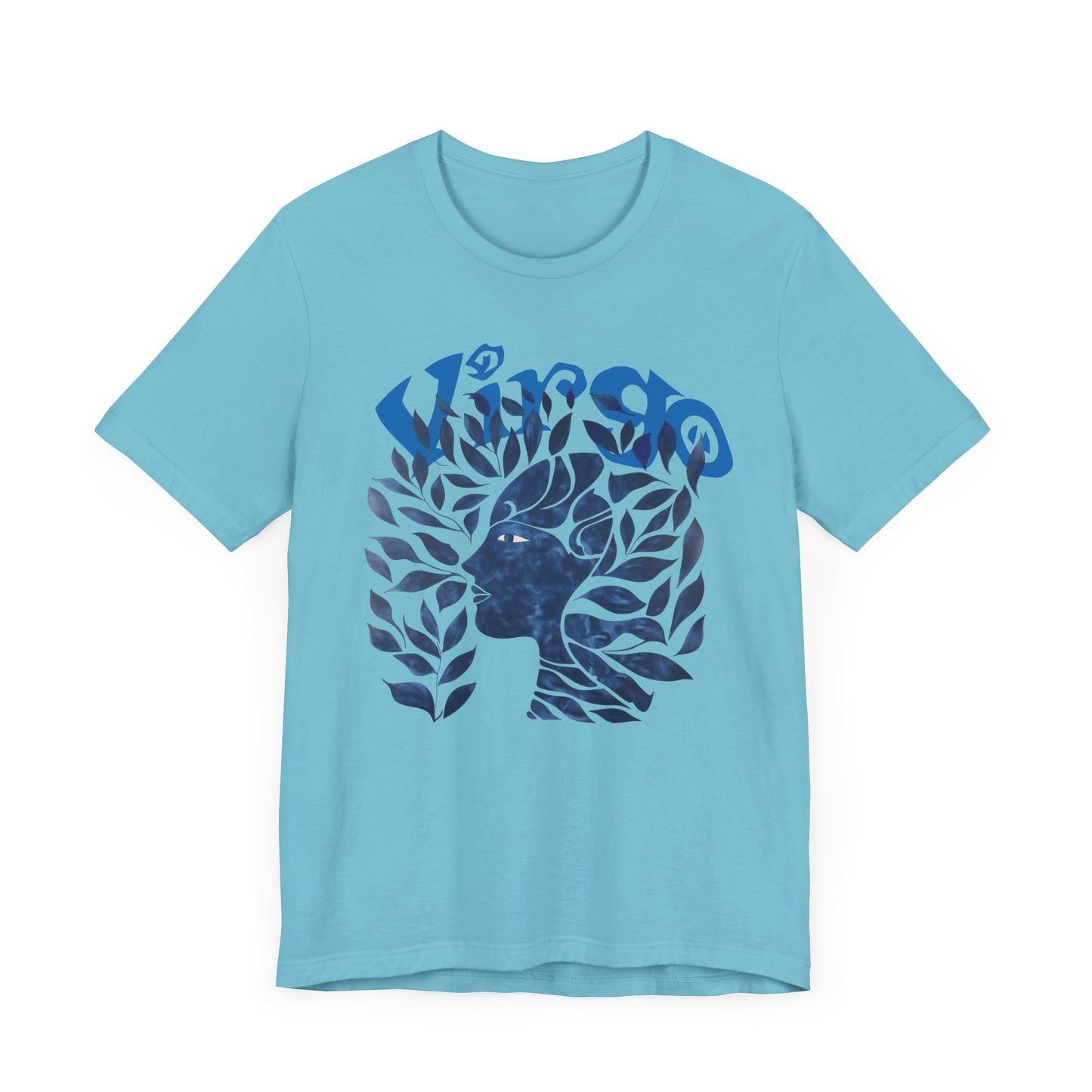 Virgo blue graphic Unisex Jersey Short Sleeve Tee