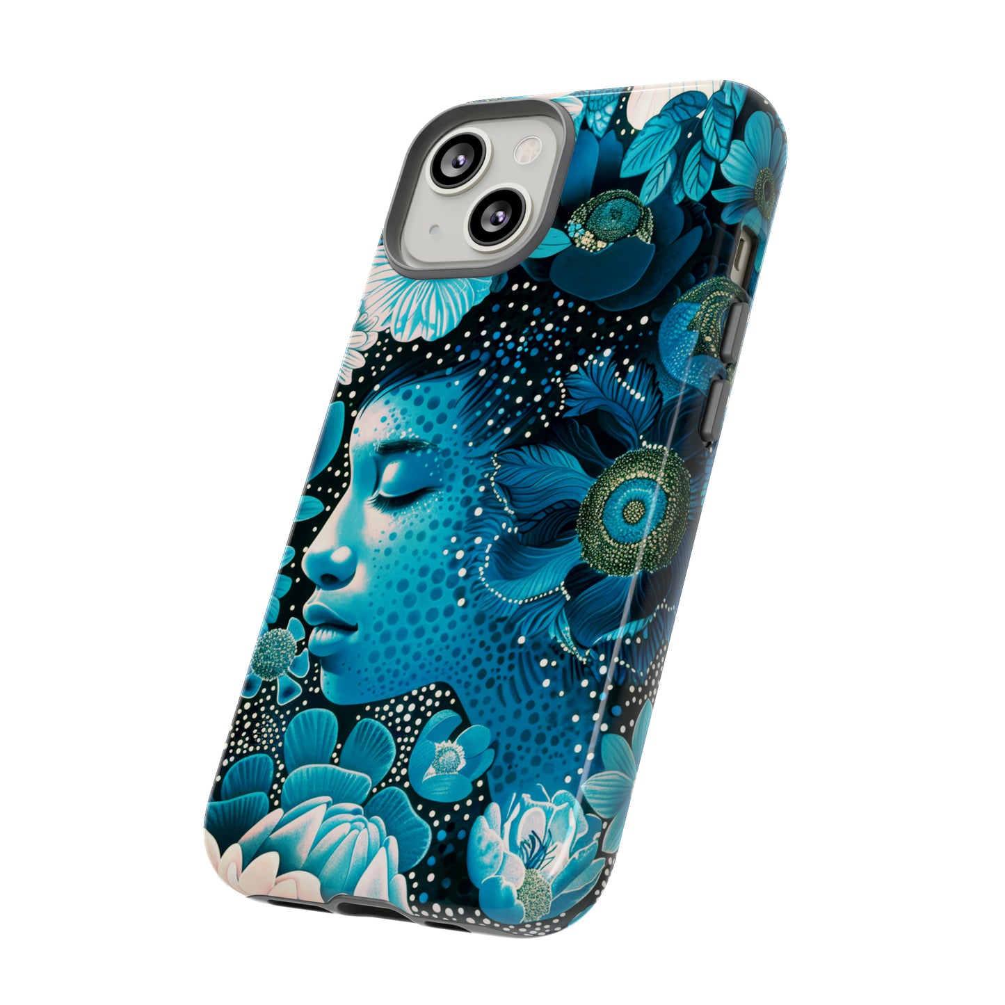 Girl in blue Tough Cases