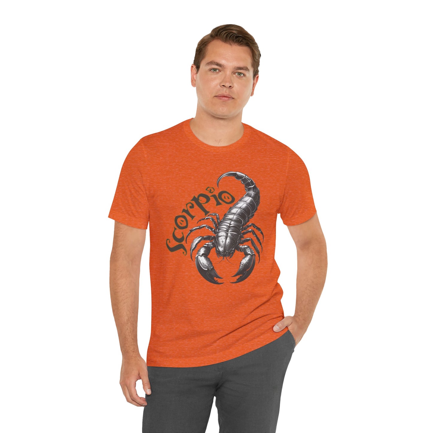Scorpio Black & white Unisex Jersey Short Sleeve Tee