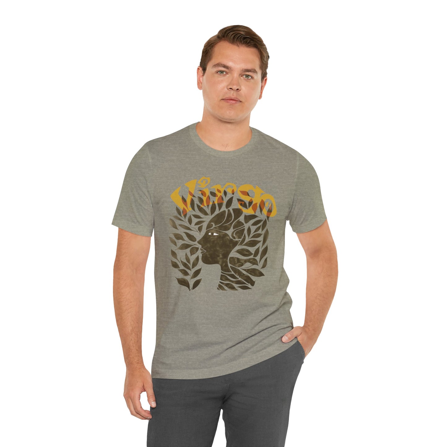 Virgo bronze graphic Unisex Jersey Short Sleeve Tee