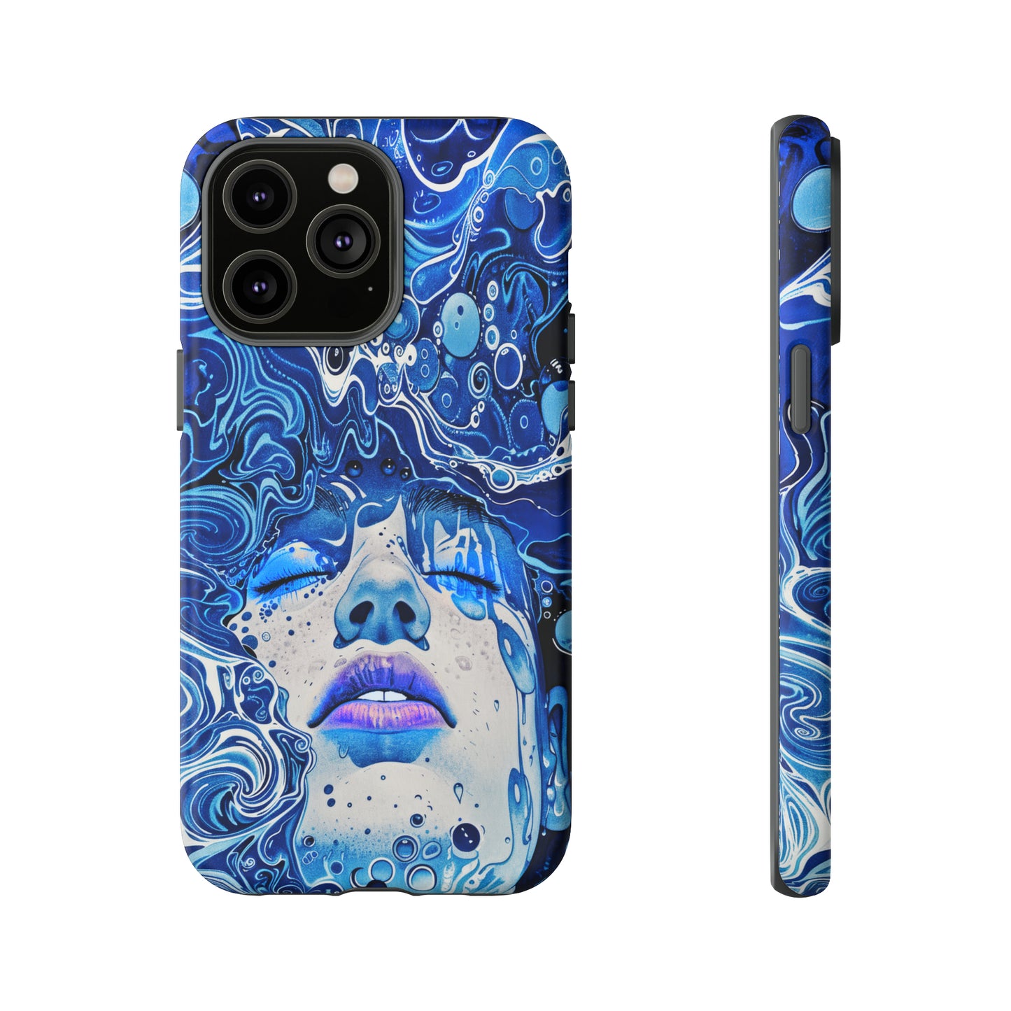 Phone Case, underwater design, Artistic design, Tough Case, Colorful whimsical water fantasy design, iPhone 15, 14, 13, 12, 11, Samsung, Pixel