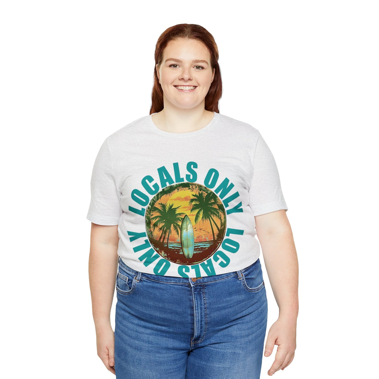 Locals Only stamp Unisex Jersey Short Sleeve Tee