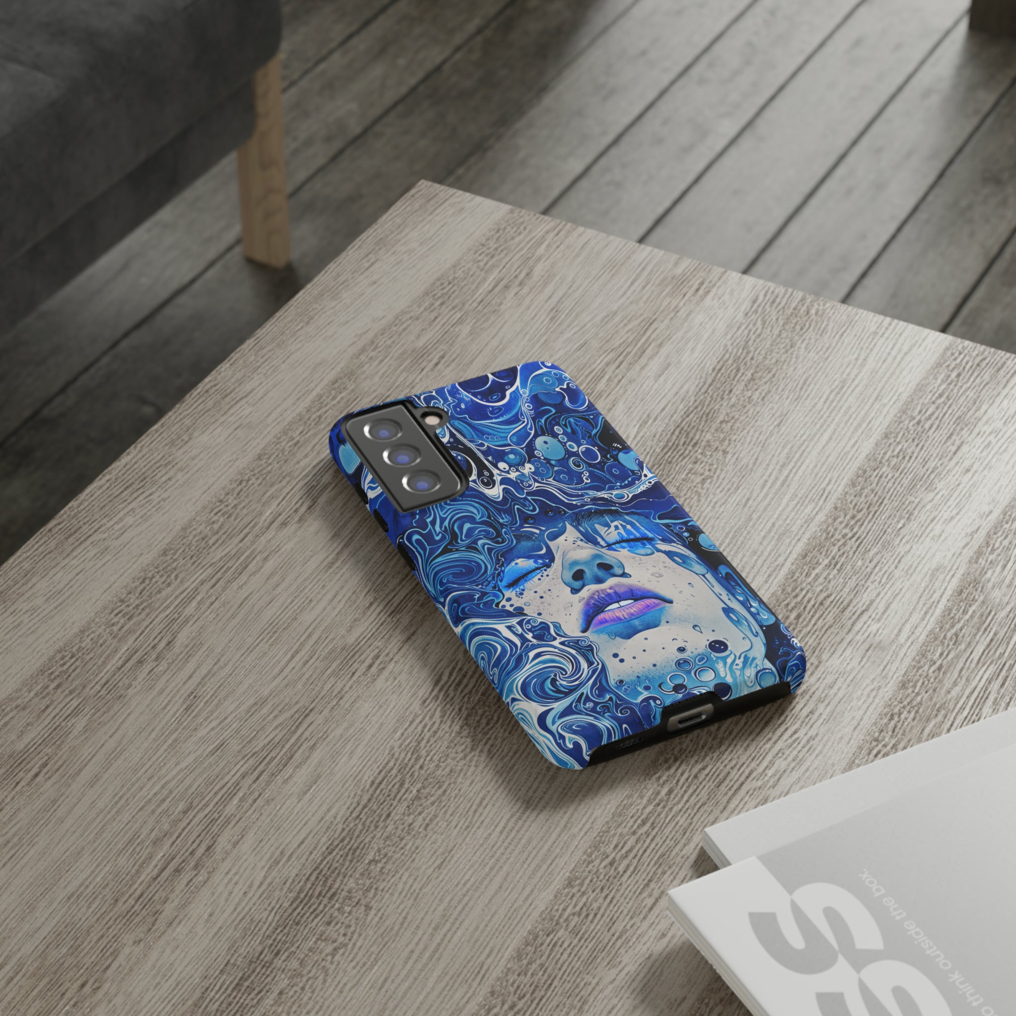 Phone Case, underwater design, Artistic design, Tough Case, Colorful whimsical water fantasy design, iPhone 15, 14, 13, 12, 11, Samsung, Pixel