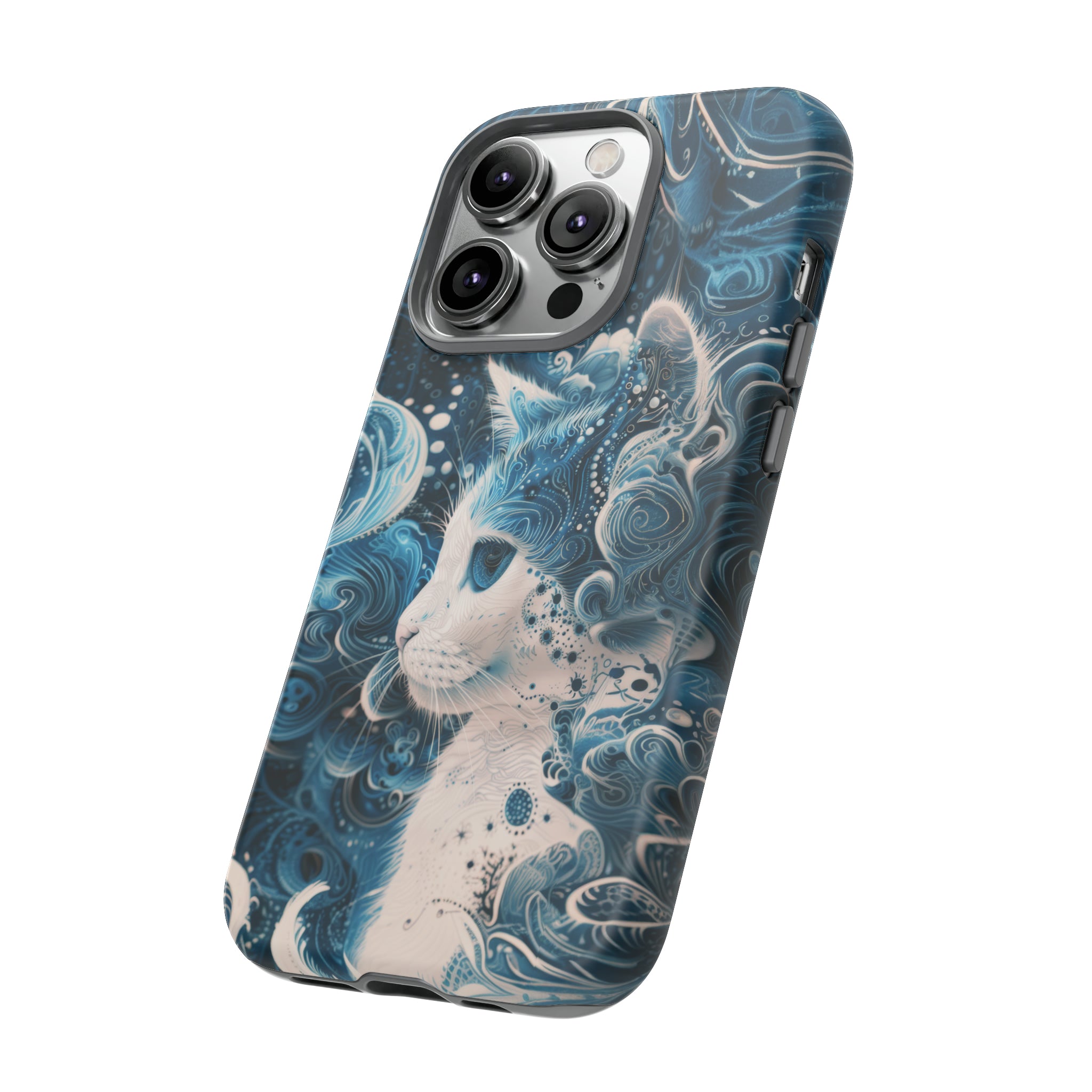 Aqua cat Tough Cases