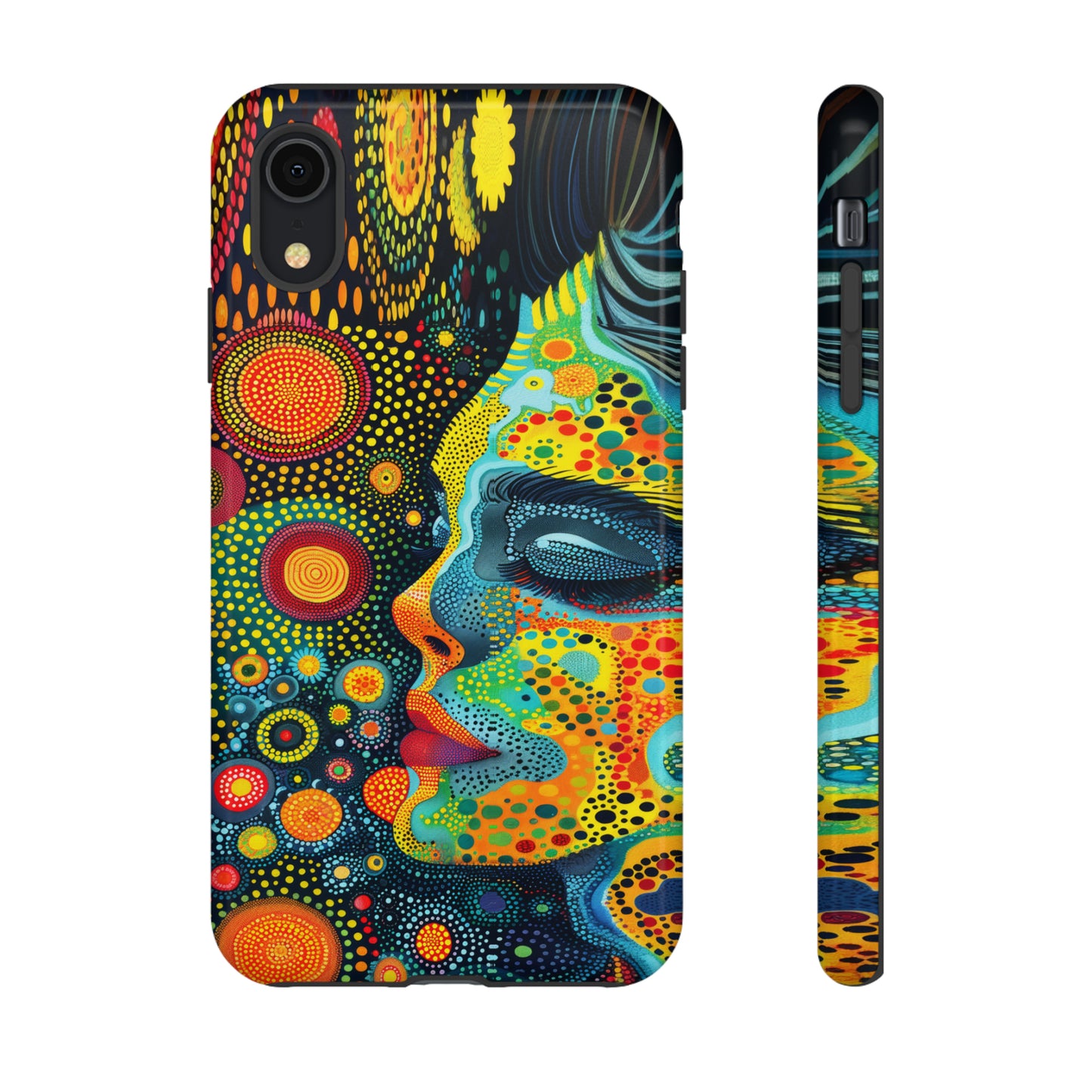 Phone Case, rainbow girl, Artistic design, Tough Case, Colorful whimsical rainbow fantasy design, iPhone 15, 14, 13, 12, 11, Samsung, Pixel