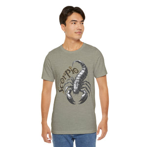 Scorpio Black & white Unisex Jersey Short Sleeve Tee