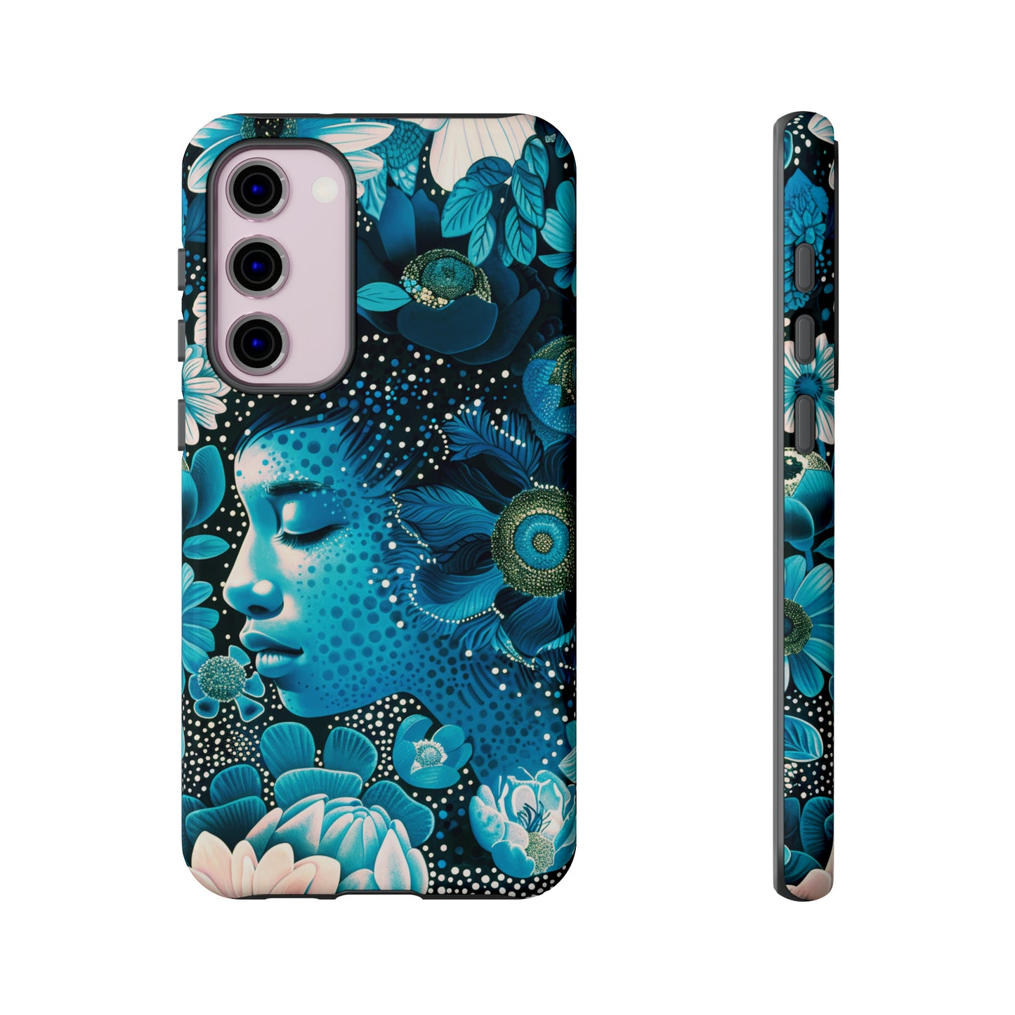 Girl in blue Tough Cases