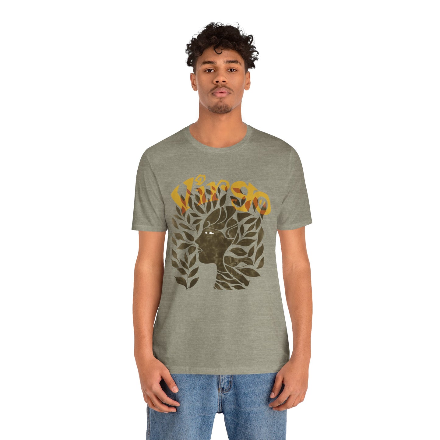 Virgo bronze graphic Unisex Jersey Short Sleeve Tee