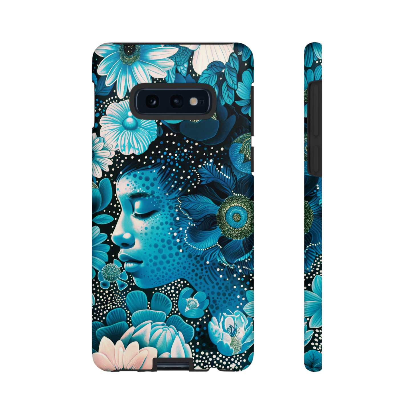Girl in blue Tough Cases