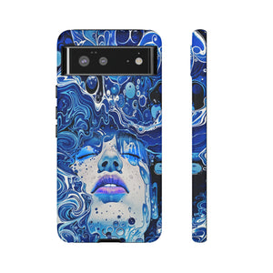 Phone Case, underwater design, Artistic design, Tough Case, Colorful whimsical water fantasy design, iPhone 15, 14, 13, 12, 11, Samsung, Pixel