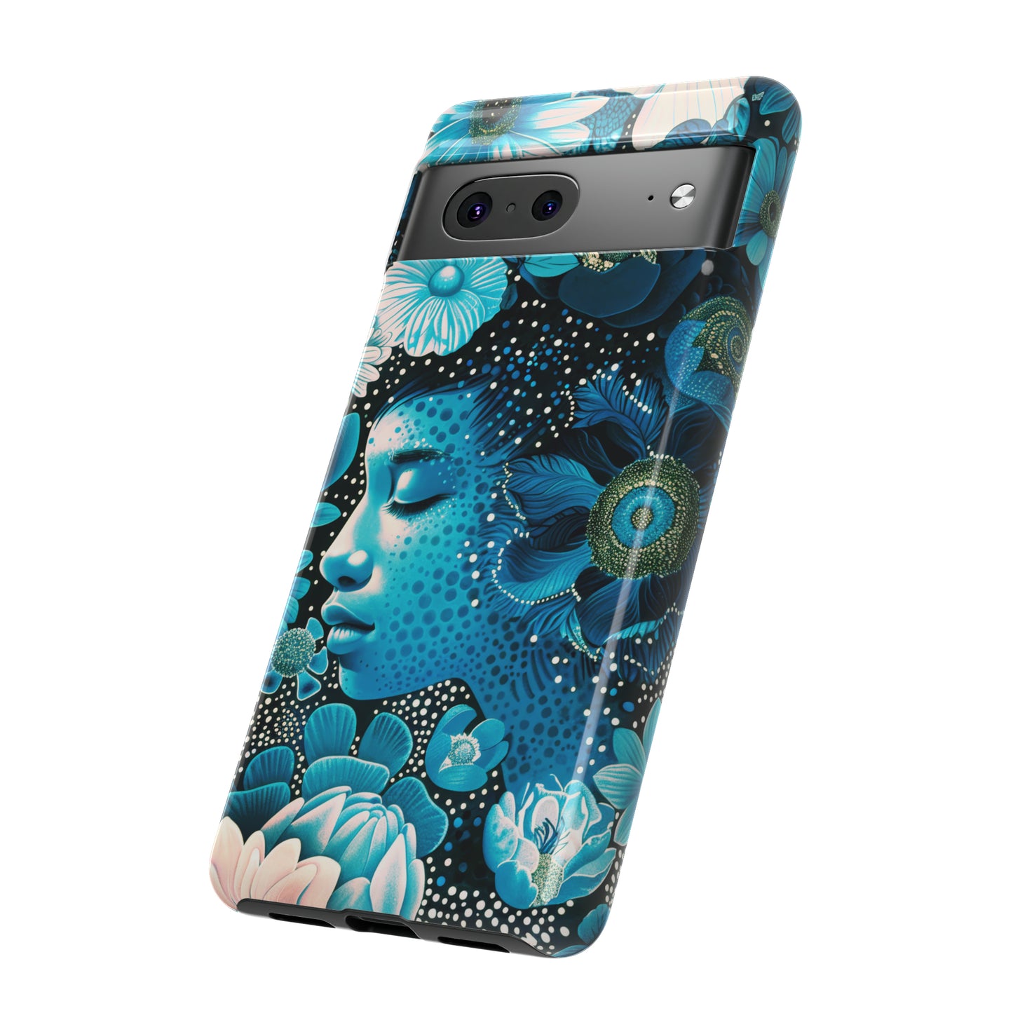 Girl in blue Tough Cases