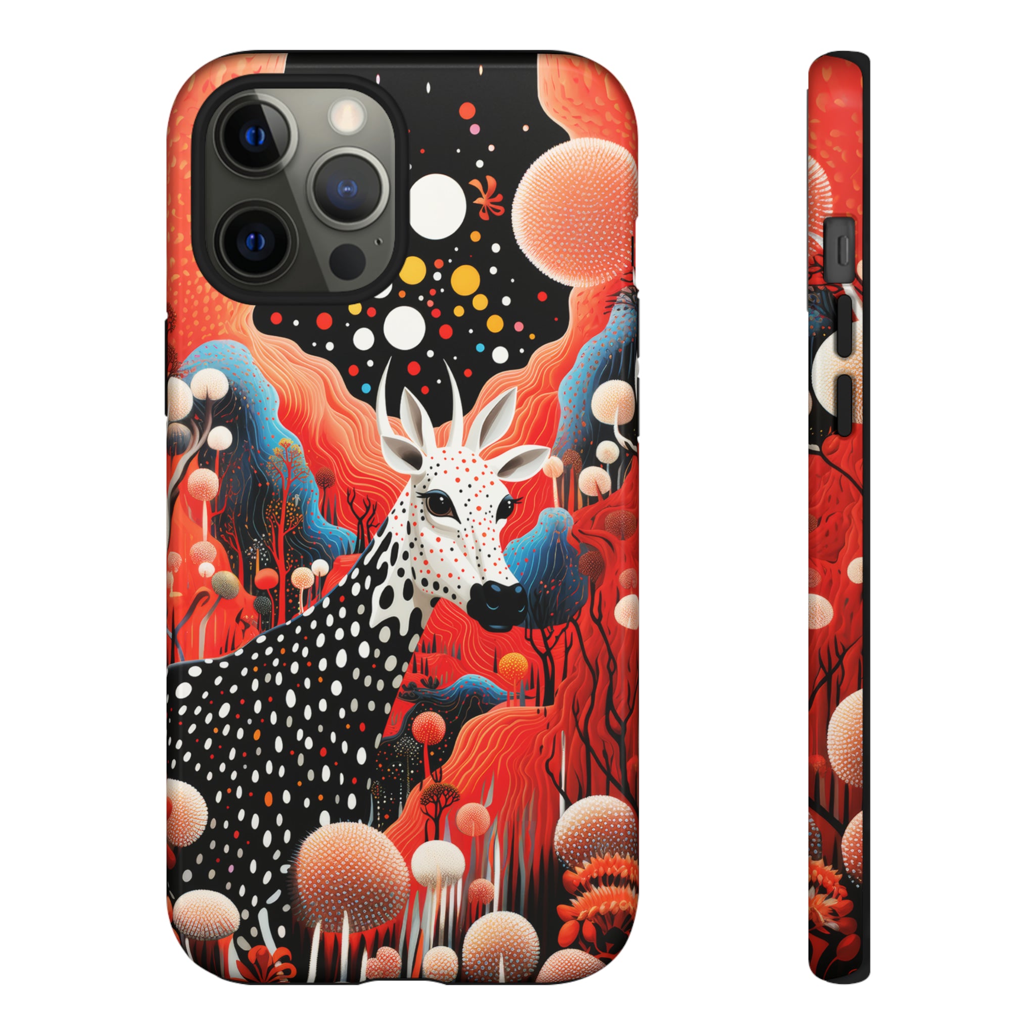 Spotted Elk in the rainbow forest Tough Cases