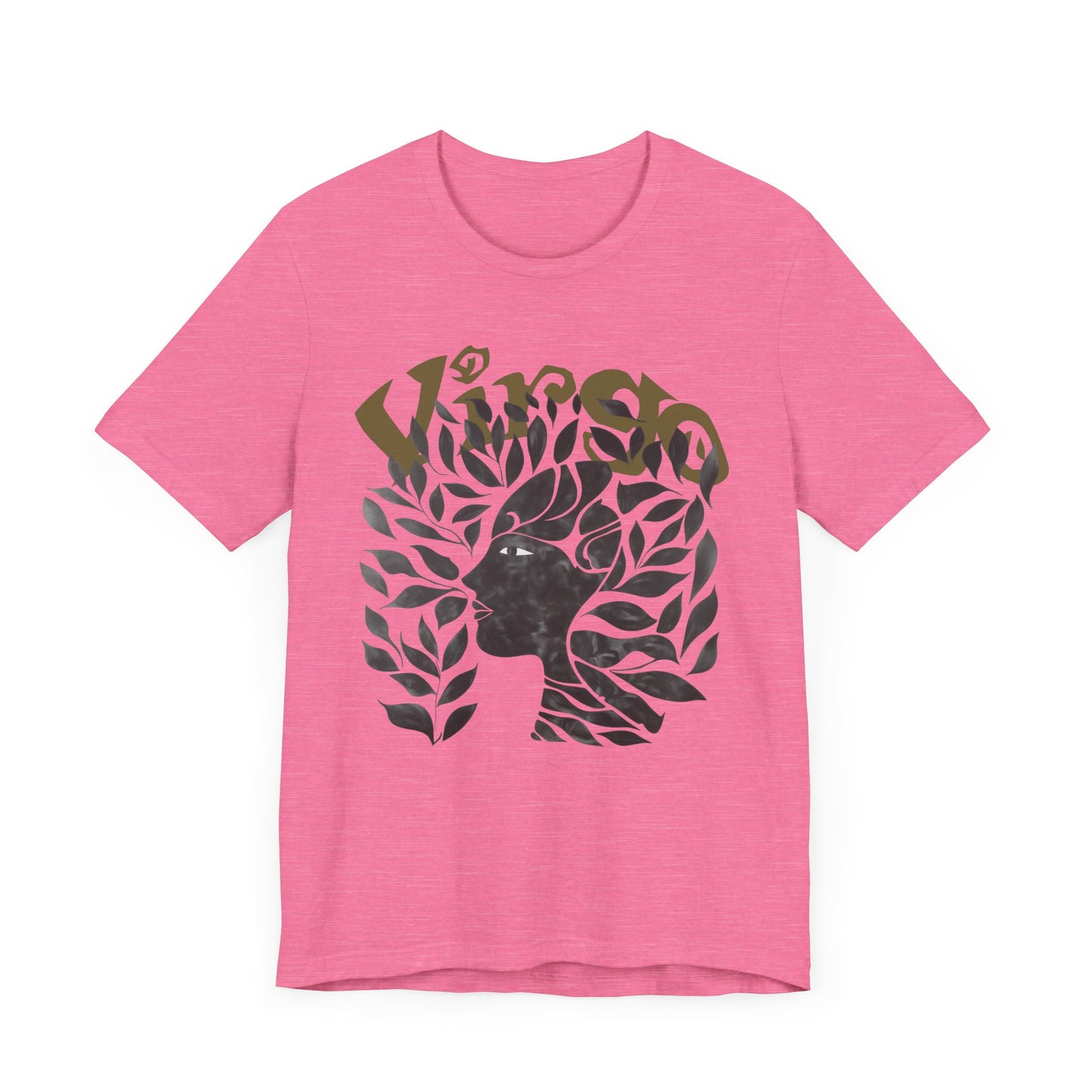 Virgo Black graphic Unisex Jersey Short Sleeve Tee