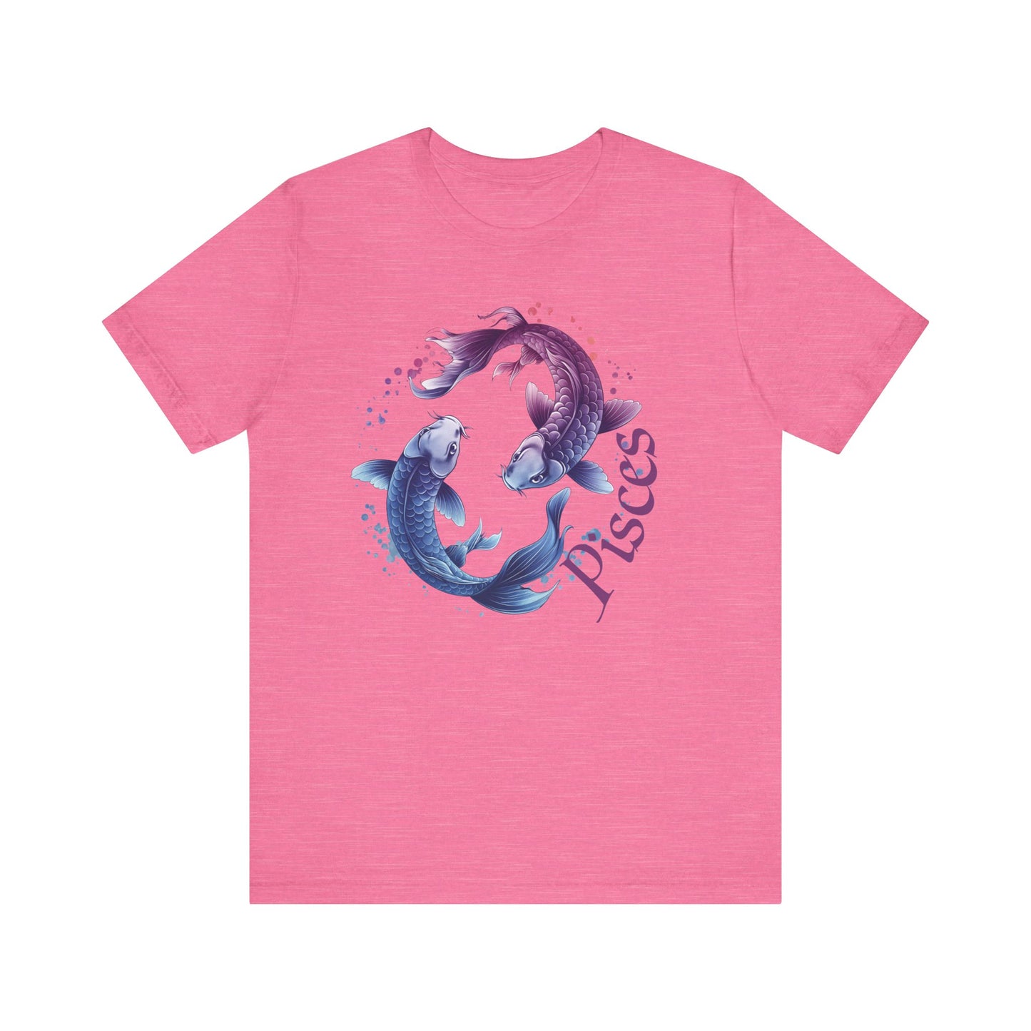 Pisces Artistic Zodiac Unisex Tee, Jersey Short Sleeve Tee, Your Perfect Everyday Favorite