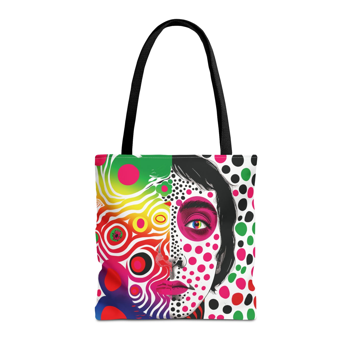 Rainbow disco dreams Tote Bag in 3 sizes