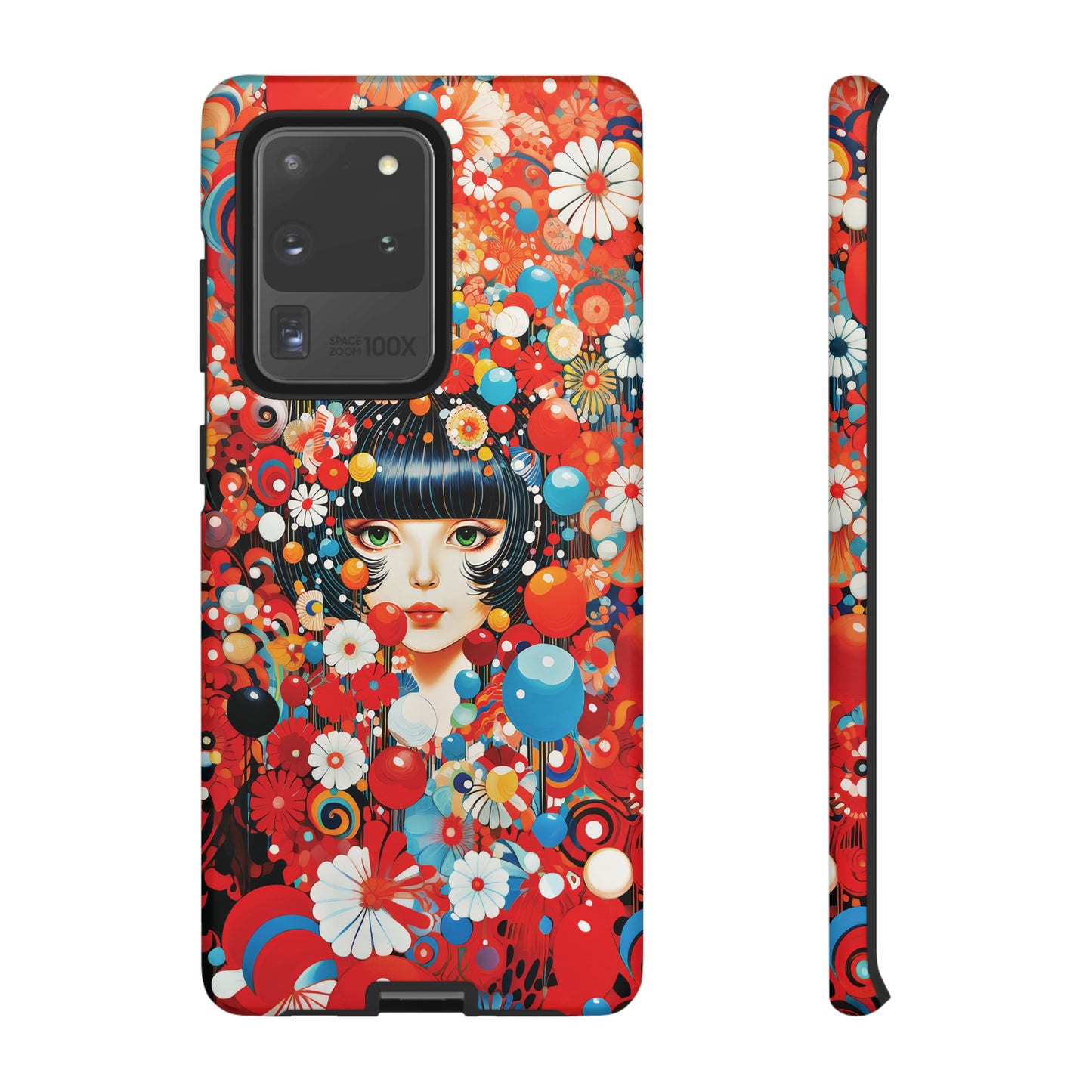 Girl in red blossoms Tough Cases