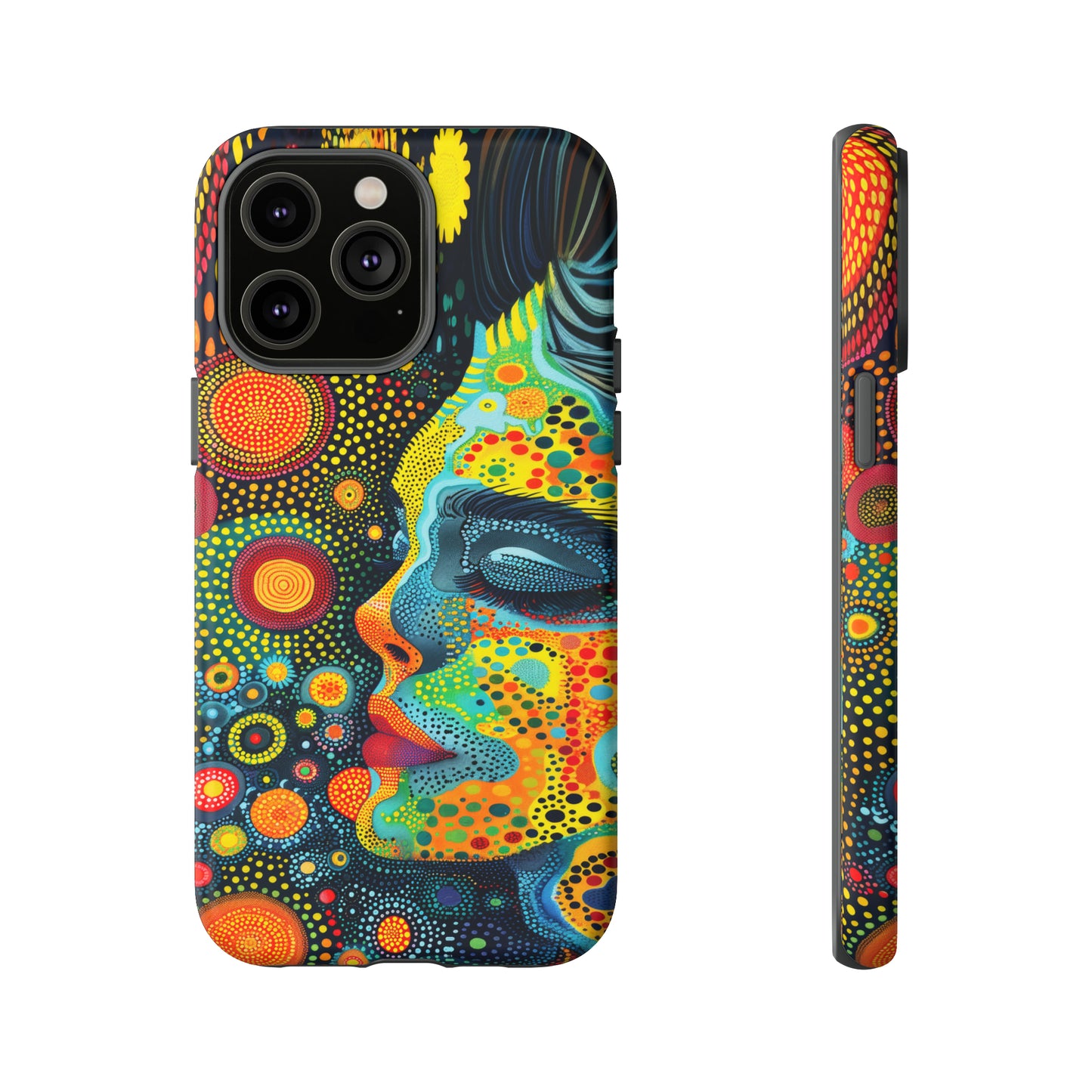 Phone Case, rainbow girl, Artistic design, Tough Case, Colorful whimsical rainbow fantasy design, iPhone 15, 14, 13, 12, 11, Samsung, Pixel