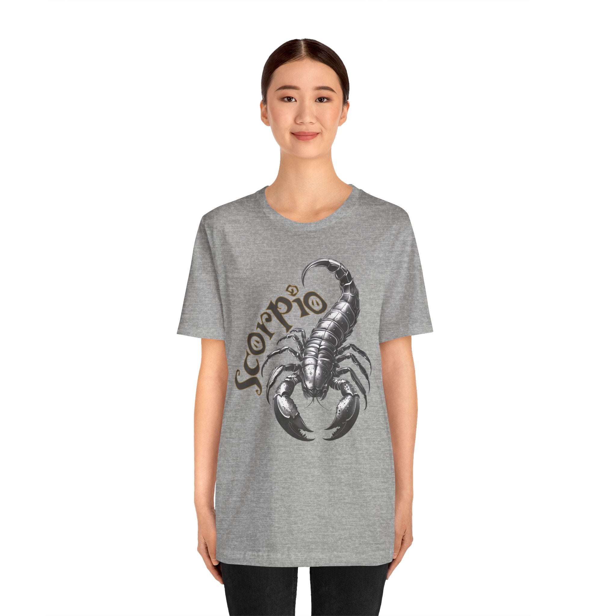 Scorpio Black & white Unisex Jersey Short Sleeve Tee