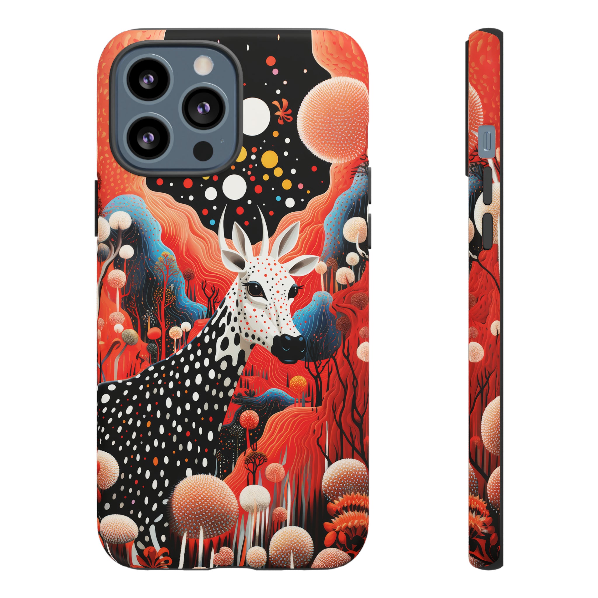 Spotted Elk in the rainbow forest Tough Cases