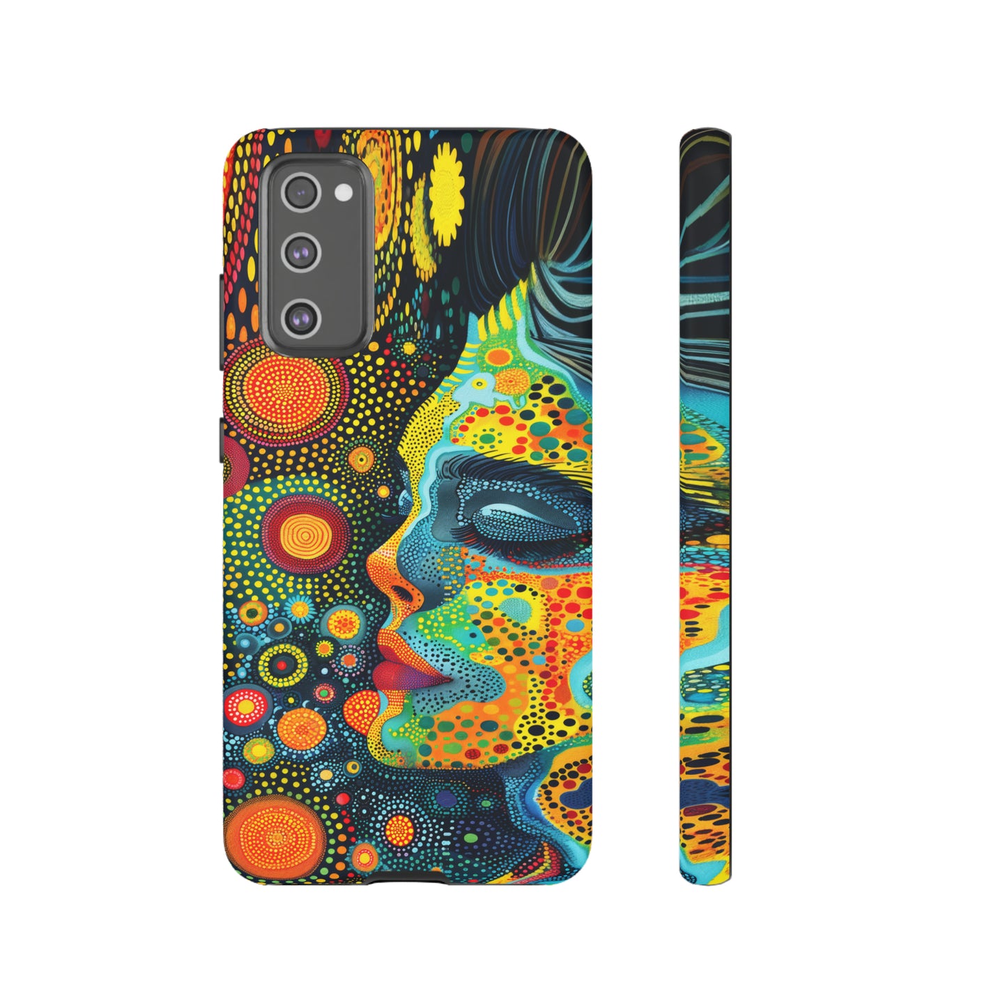Phone Case, whimsical colorful design, Artistic design, Tough Case, Colorful whimsical fantasy design, iPhone 15, 14, 13, 12, 11, Samsung, Pixel