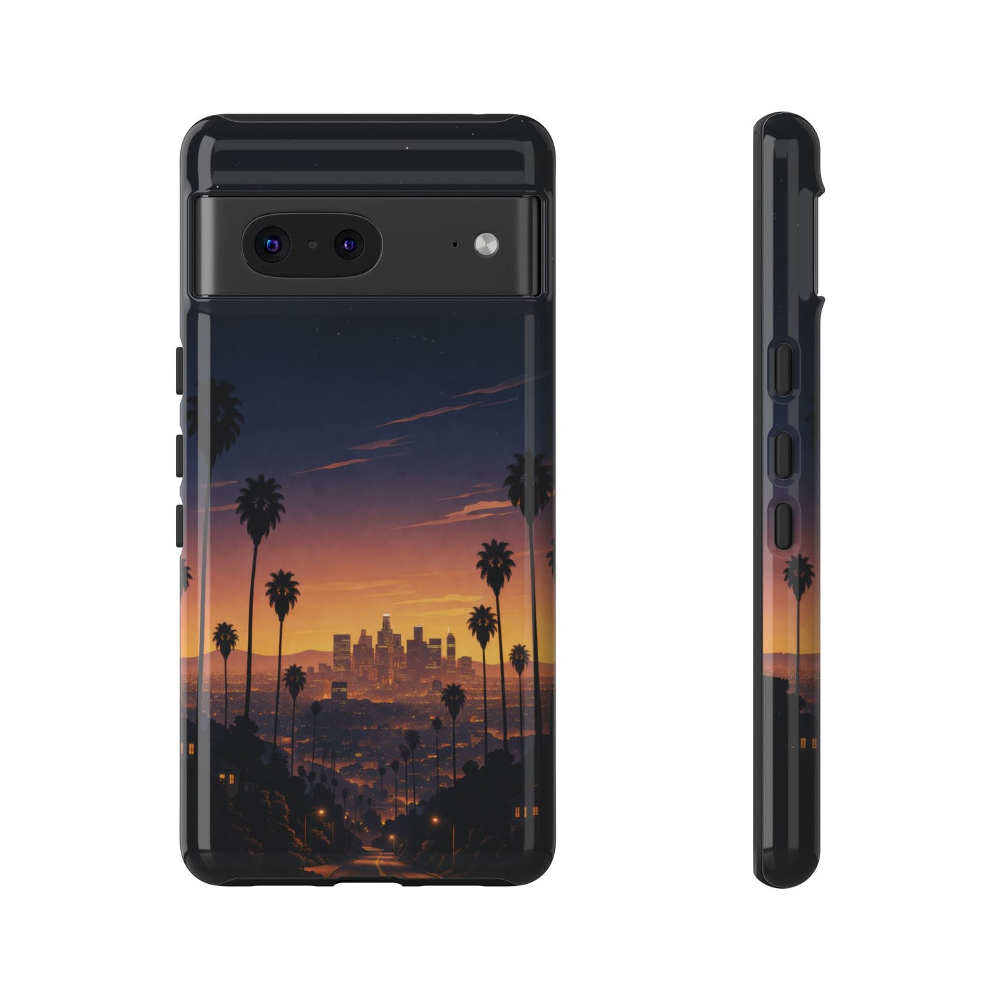 Los Angeles at Sunset Phone Case — Los Angeles Skyline Protective Case