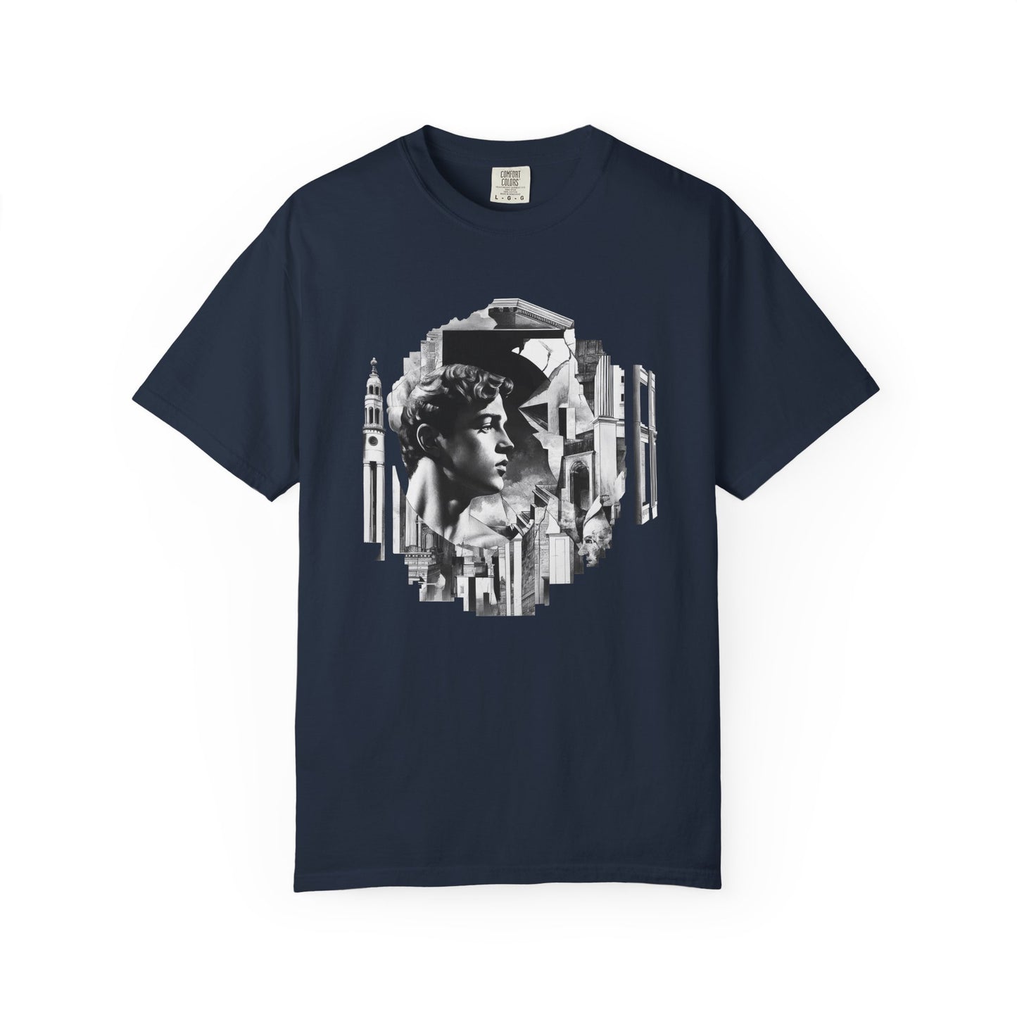 Fractured Classic Artistic Unisex Garment-Dyed T-Shirt - Urban Insights Design