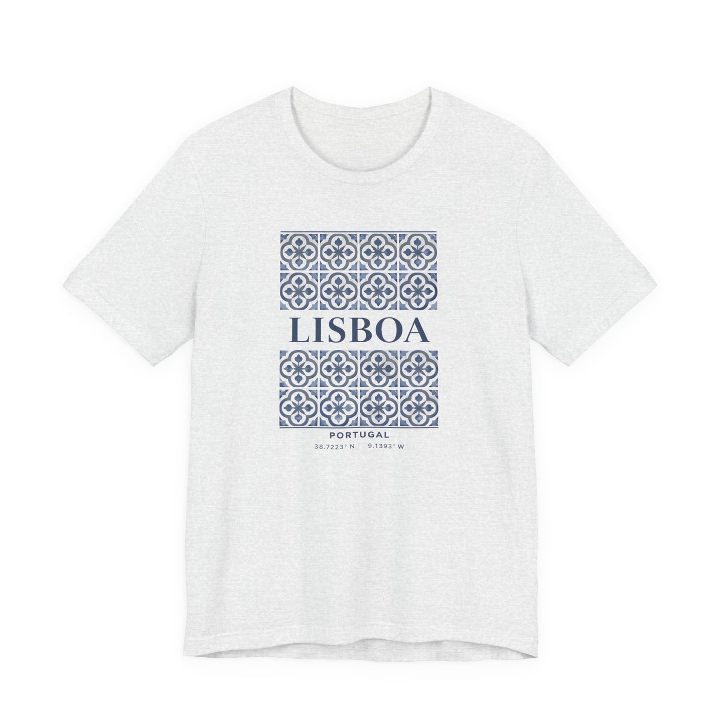 Lisboa Azulejo Tee — Portugal Tile Pattern Unisex T-Shirt