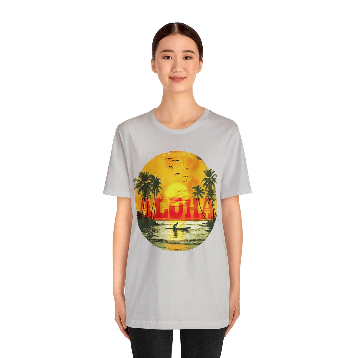 Aloha sunset Unisex Jersey Short Sleeve Tee