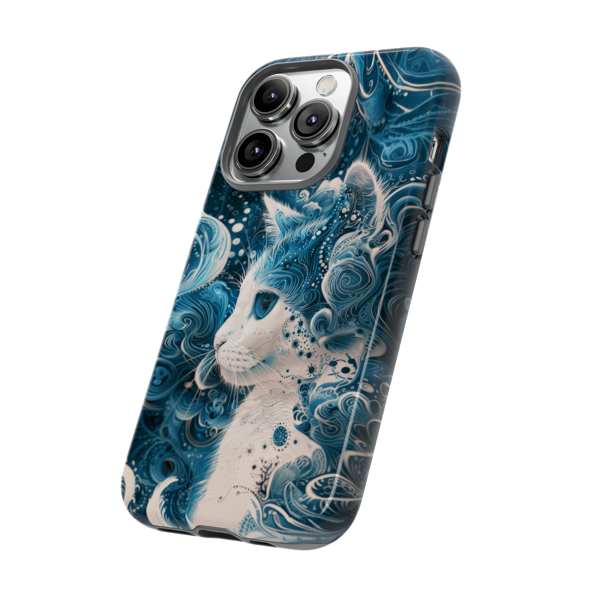 Aqua cat Tough Cases