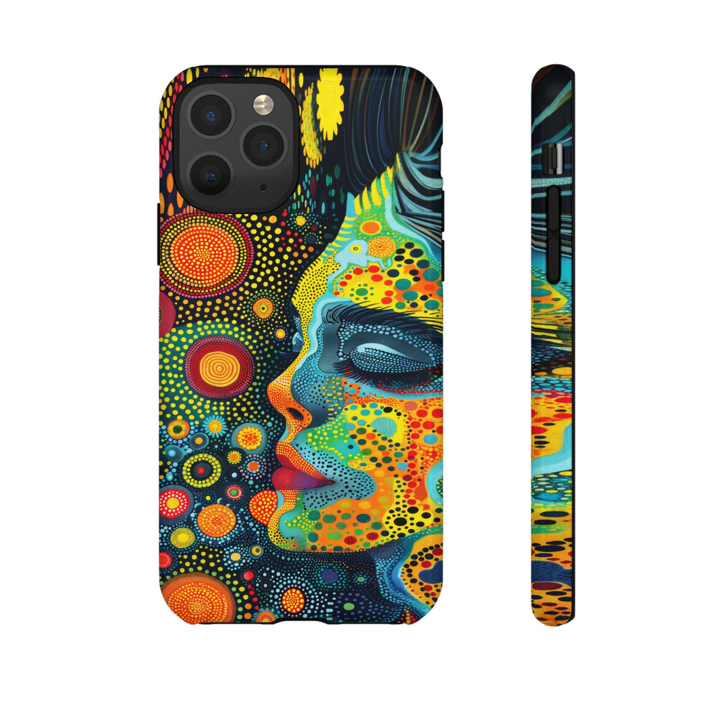 Phone Case, rainbow girl, Artistic design, Tough Case, Colorful whimsical rainbow fantasy design, iPhone 15, 14, 13, 12, 11, Samsung, Pixel