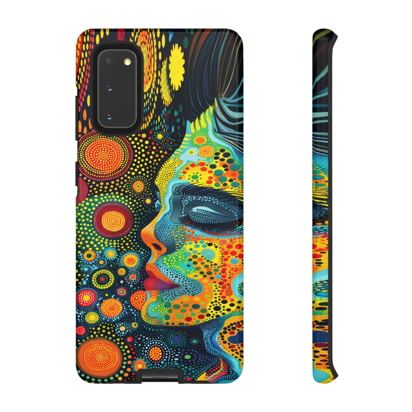 Phone Case, rainbow girl, Artistic design, Tough Case, Colorful whimsical rainbow fantasy design, iPhone 15, 14, 13, 12, 11, Samsung, Pixel